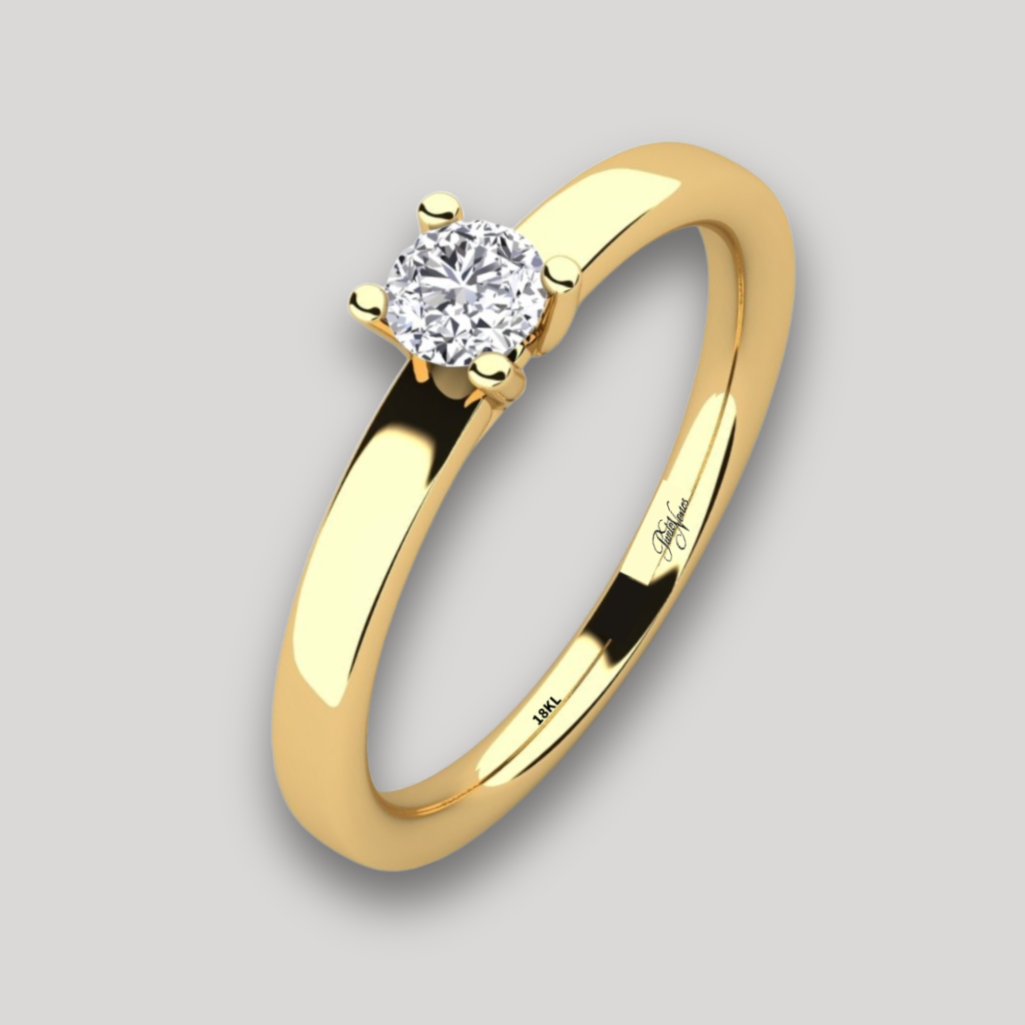 Anillos de Compromiso Oro 18 Kilates – Punto Novios Joyas