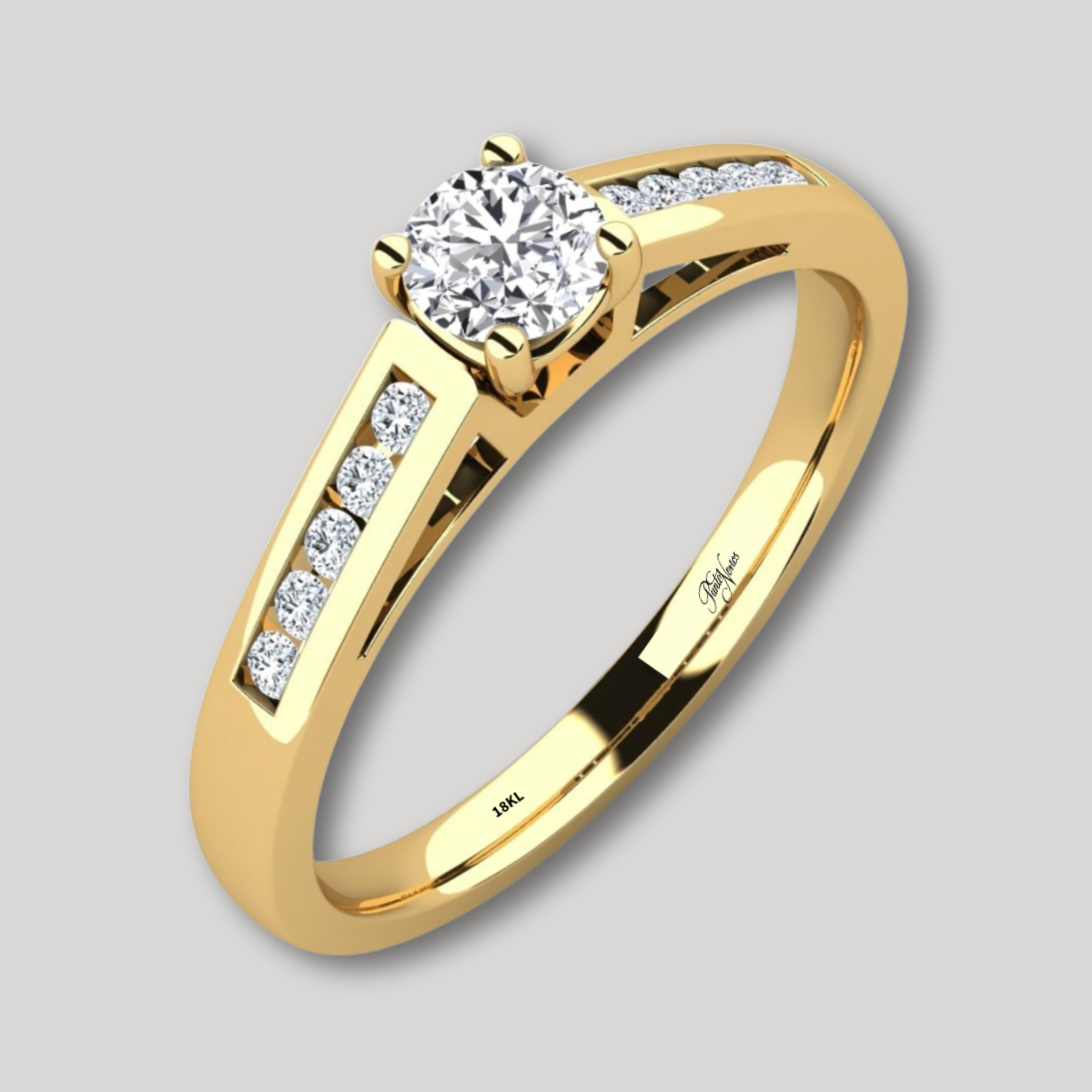 Anillos de Compromiso Oro 18 Kilates – Punto Novios Joyas