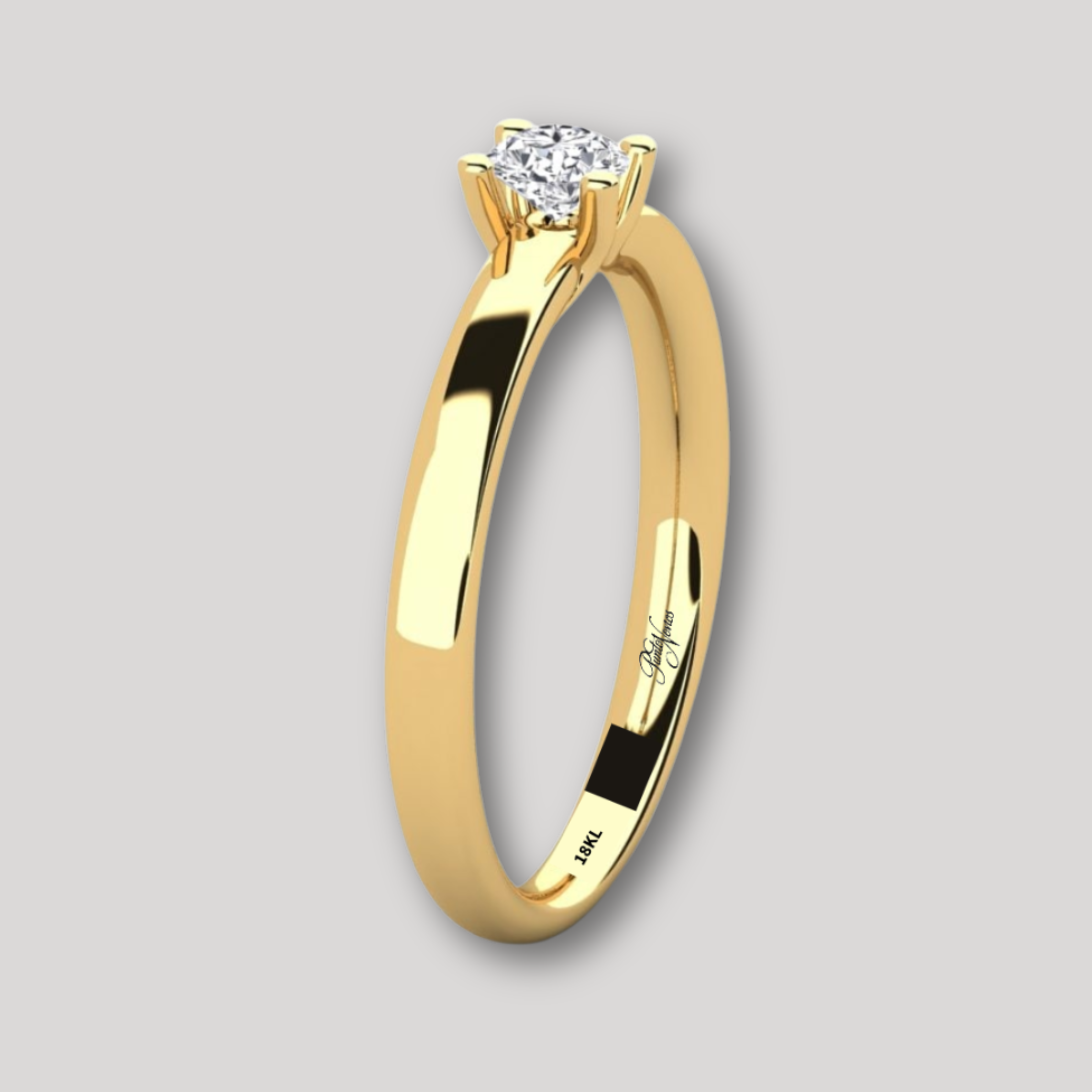 Anillo de Compromiso "Milan"