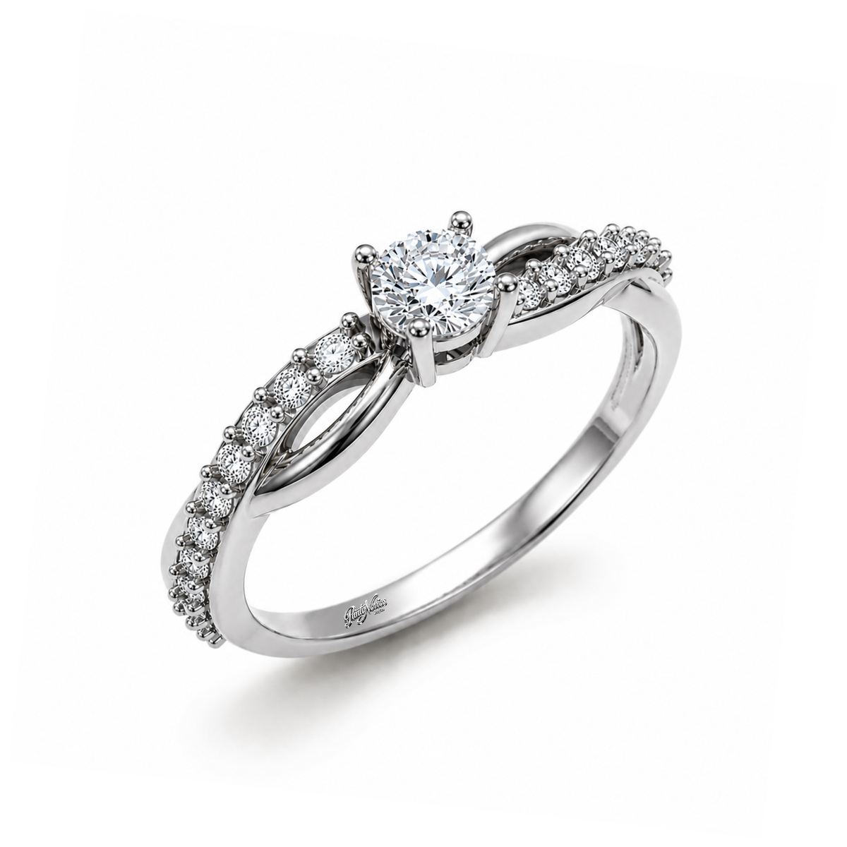 Anillo de Compromiso Modelo Infinito Eterno Oro 18K