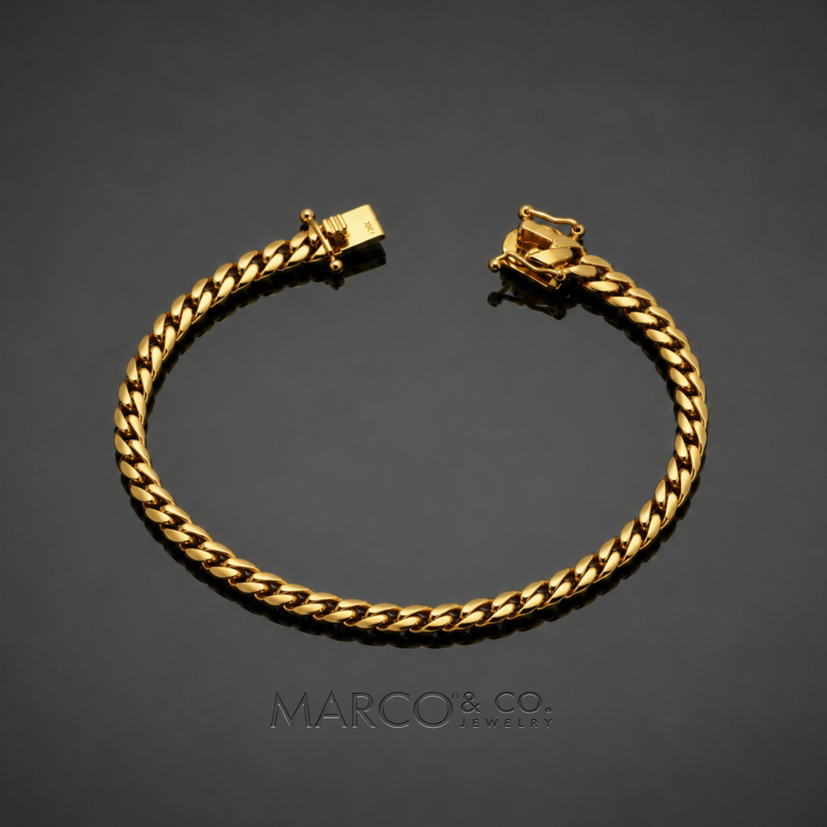 Pulsera Grumet o Tejido Cubana Oro 18K - 15g