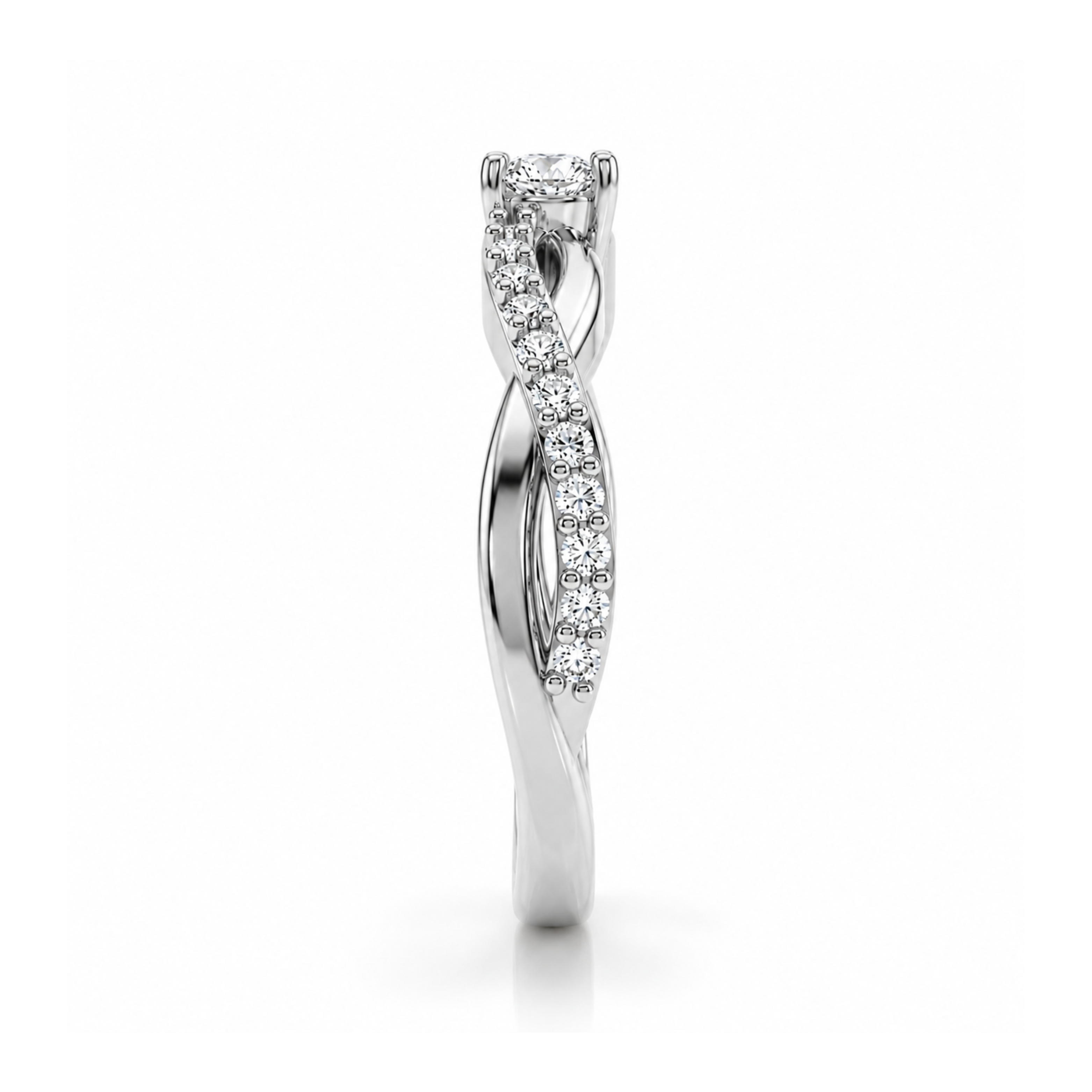 Anillo de Compromiso Modelo Infinito Eterno Oro 18K