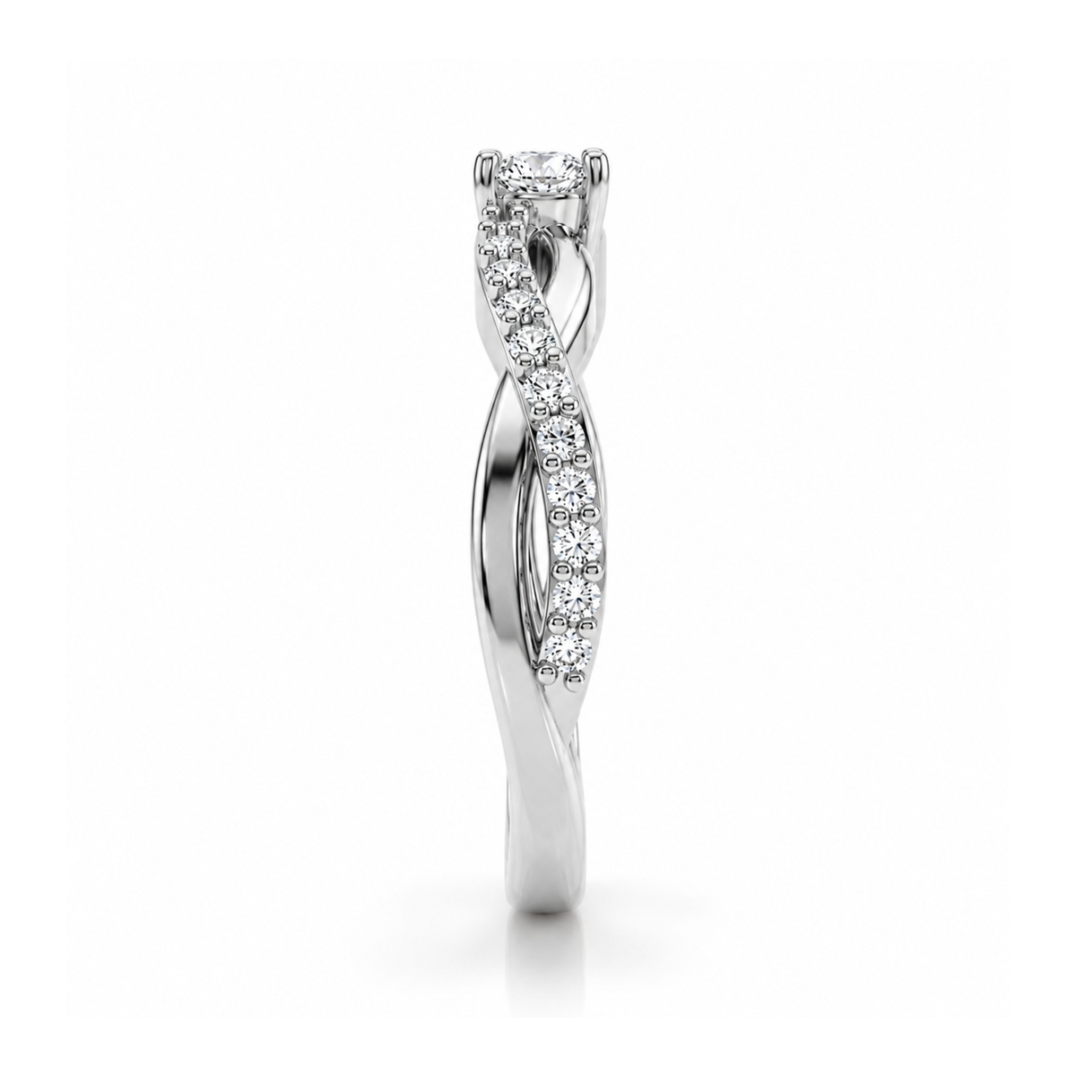 Anillo de Compromiso Modelo Infinito Eterno Oro 18K