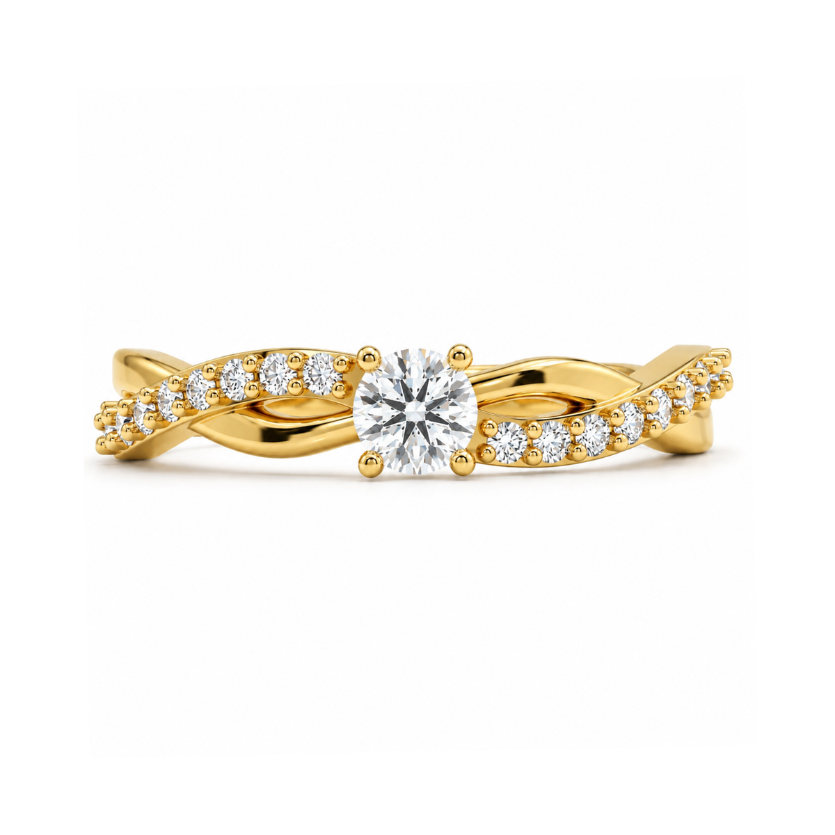 Anillo de Compromiso Modelo Infinito Eterno Oro 18K