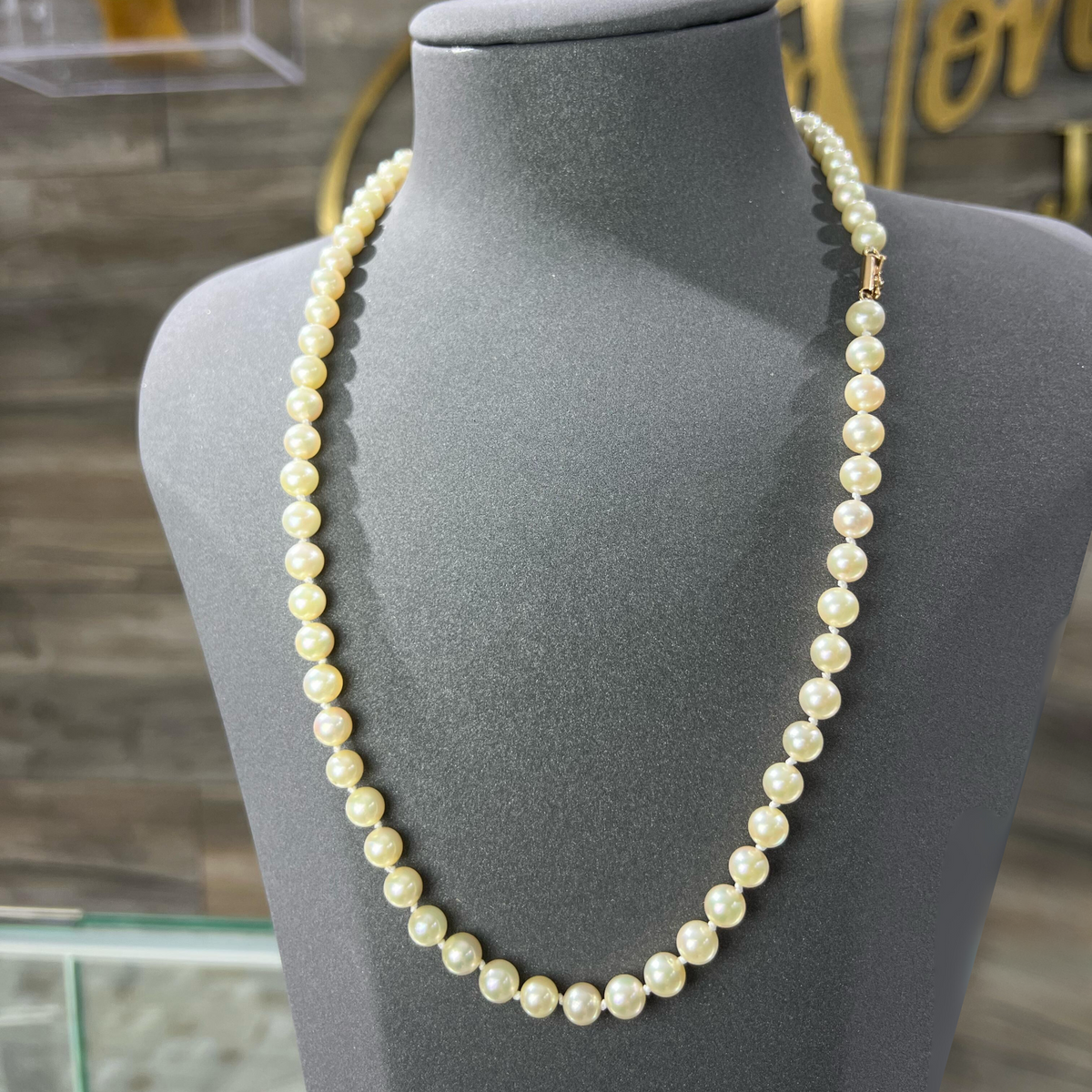 Collar ”perlas cultivadas”
