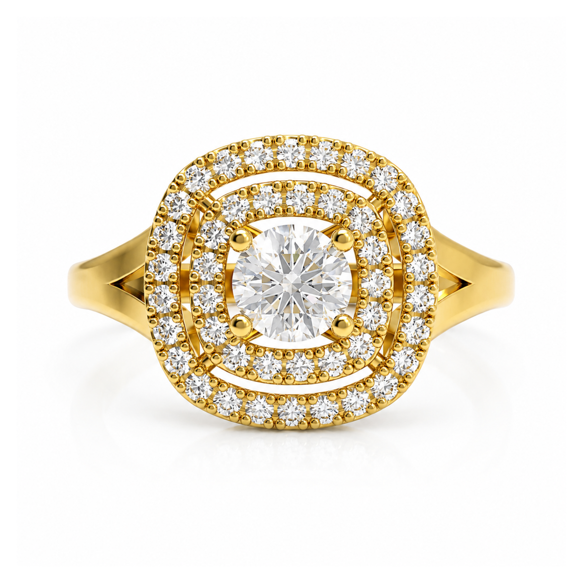 Anillo de Compromiso Modelo Amon Oro 18K