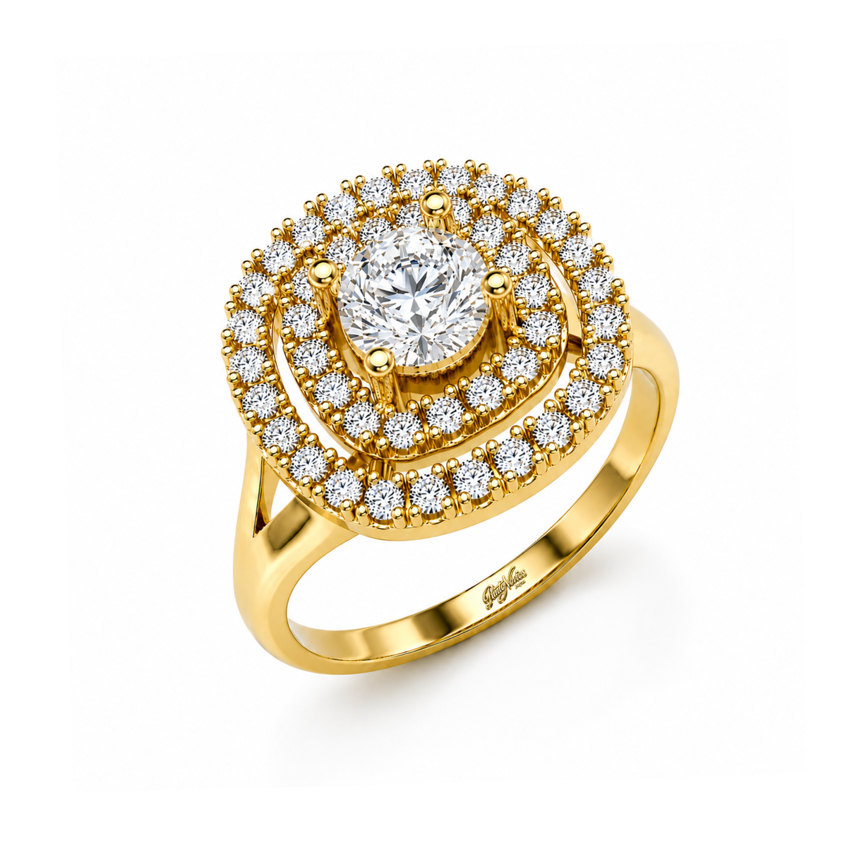 Anillo de Compromiso Modelo Amon Oro 18K