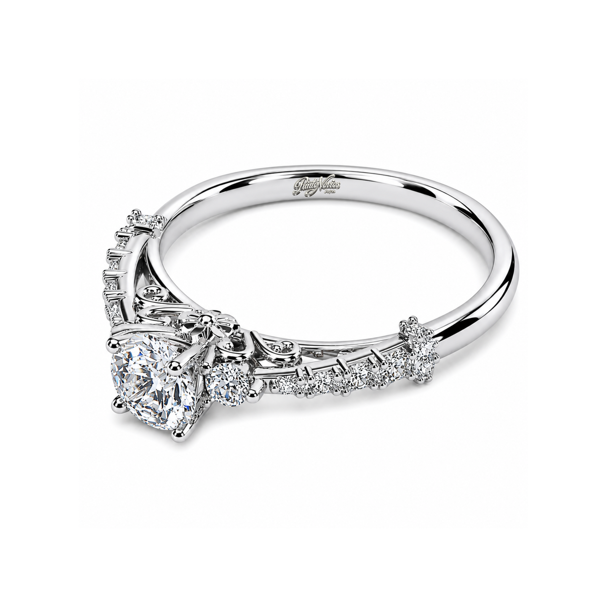 Anillo de Compromiso Modelo Amore Oro 18K