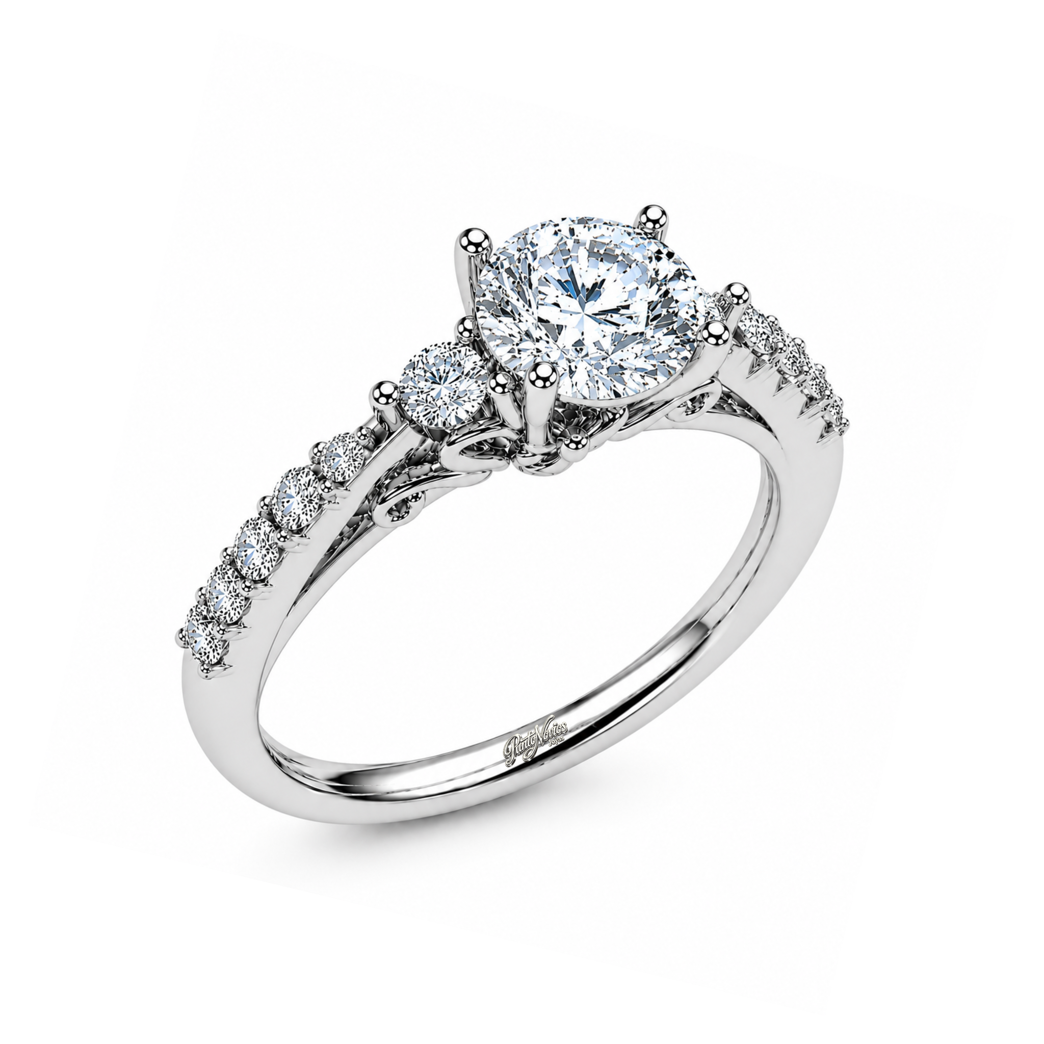 Anillo de Compromiso Modelo Amore Oro 18K