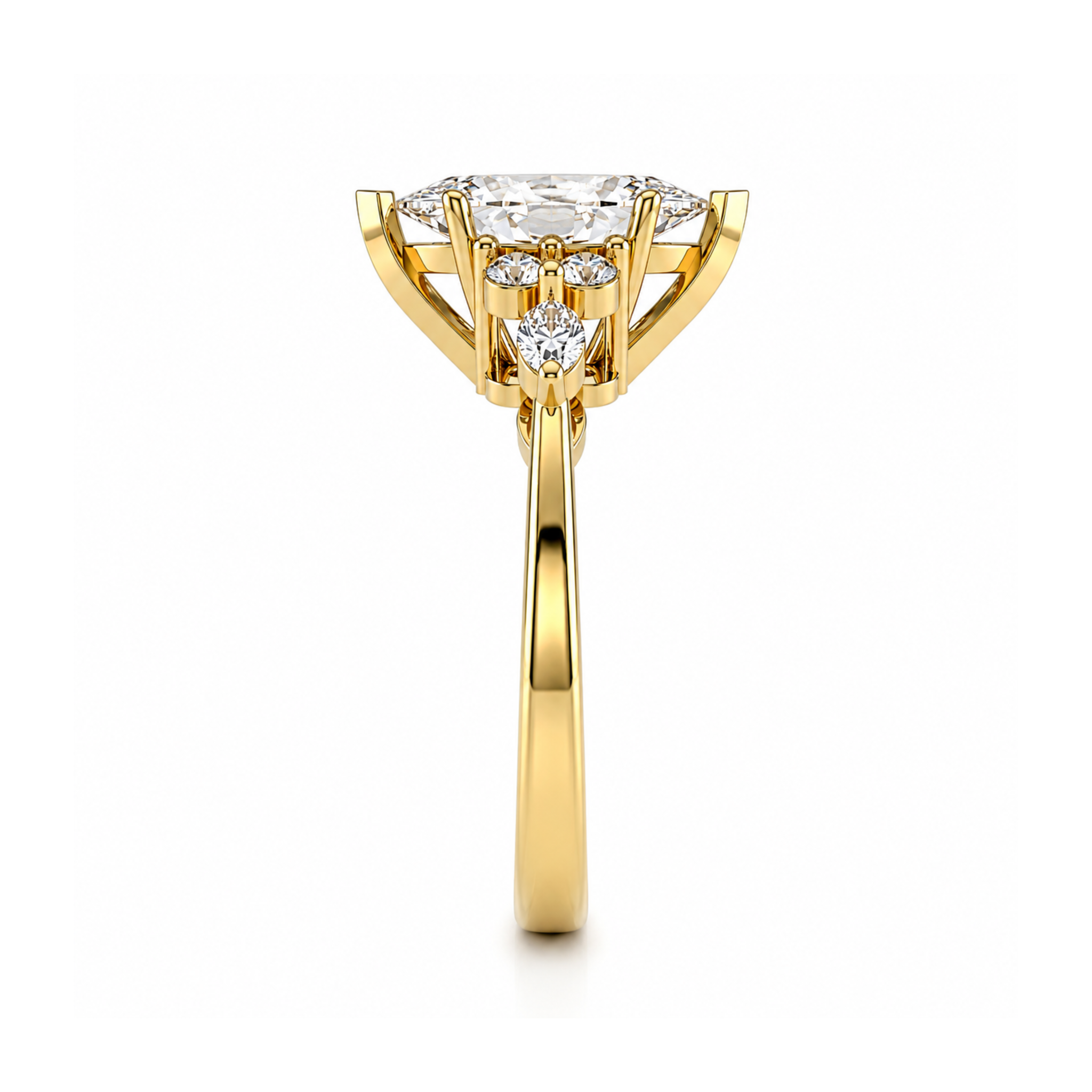 Anillo de Compromiso Modelo Antoniette Oro 18K