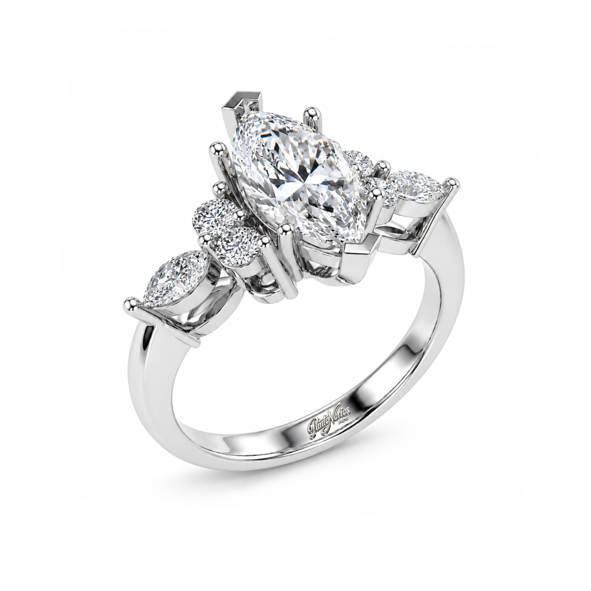 Anillo de Compromiso Modelo Antoniette Oro 18K