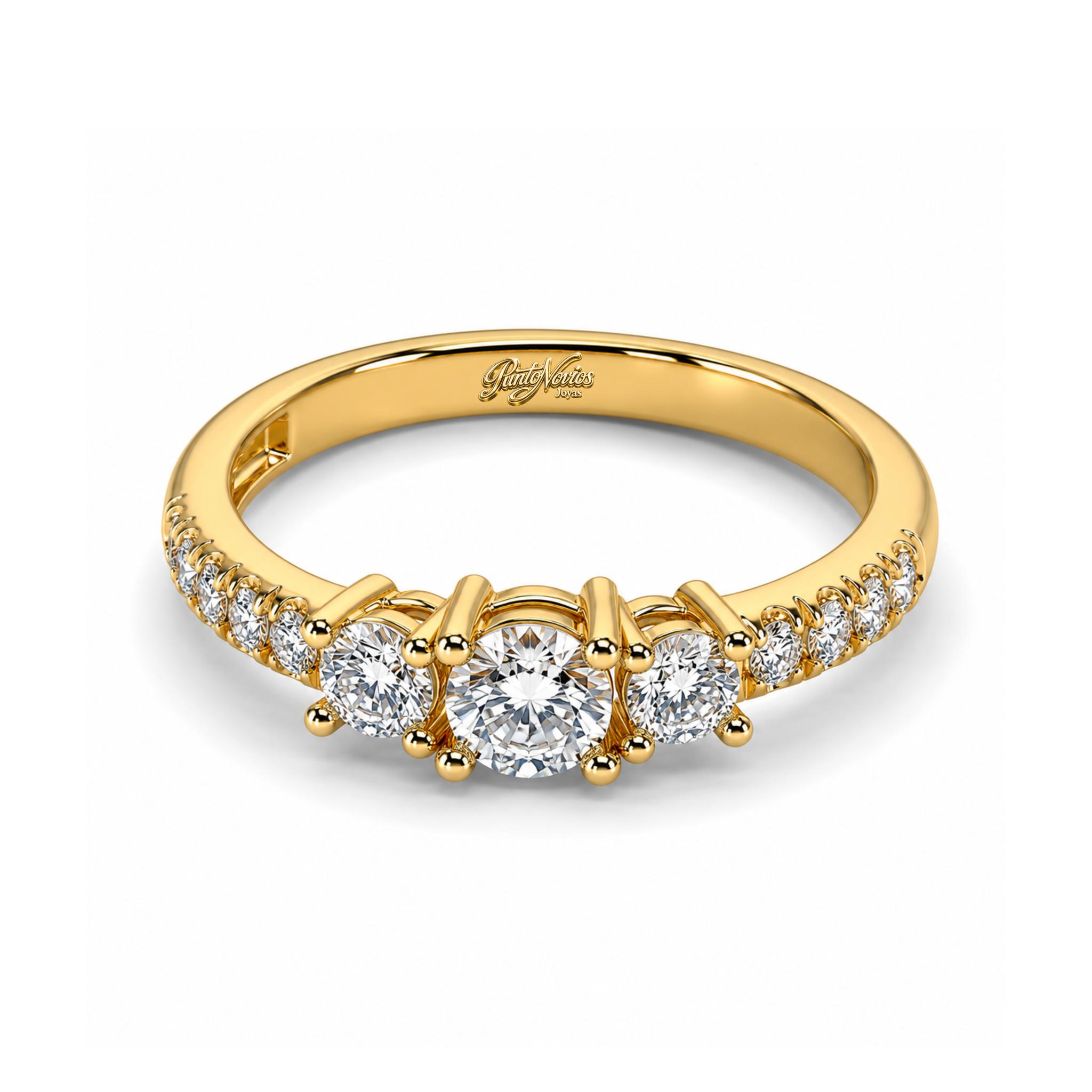 Anillo de Compromiso Modelo Atalanta Oro 18K