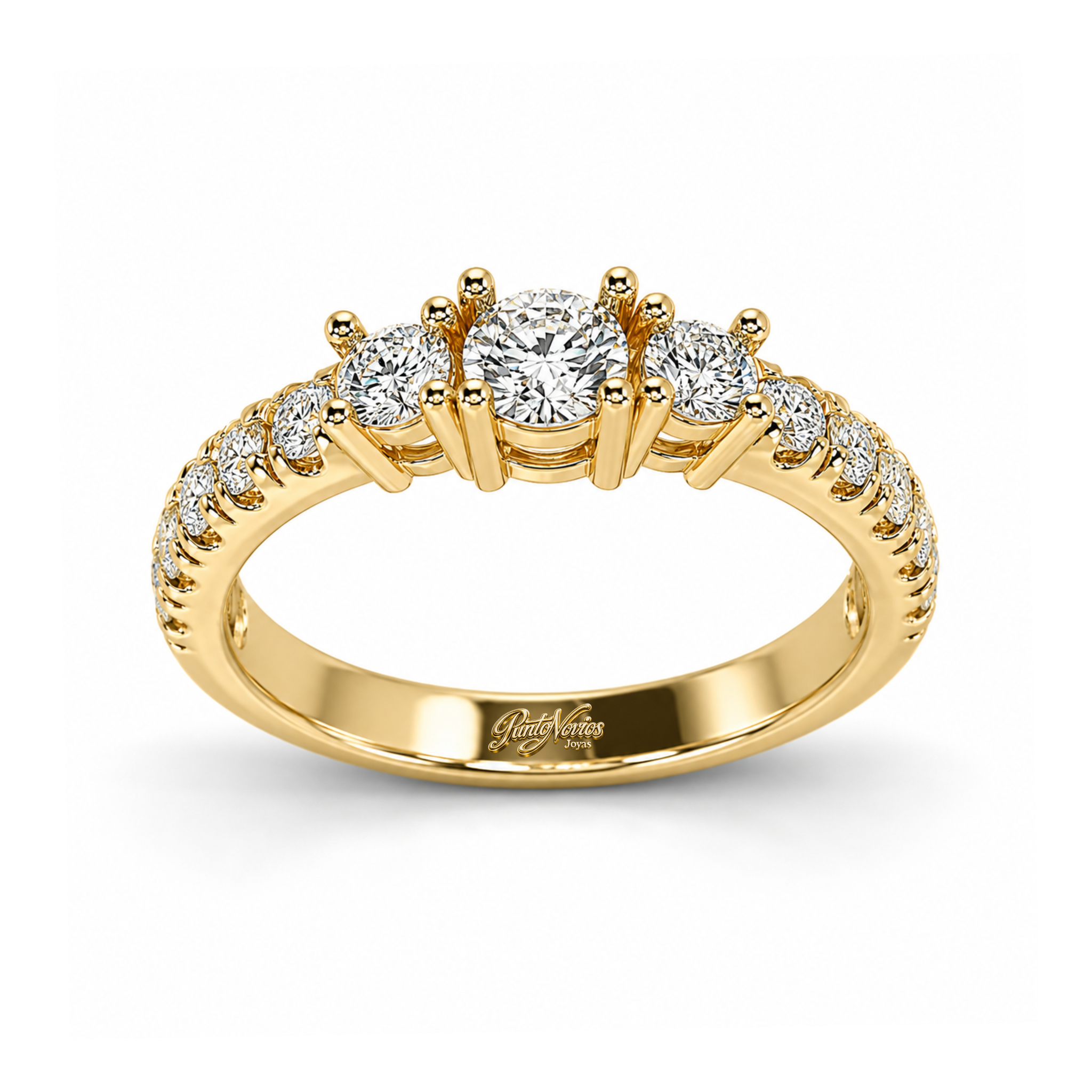 Anillo de Compromiso Modelo Atalanta Oro 18K