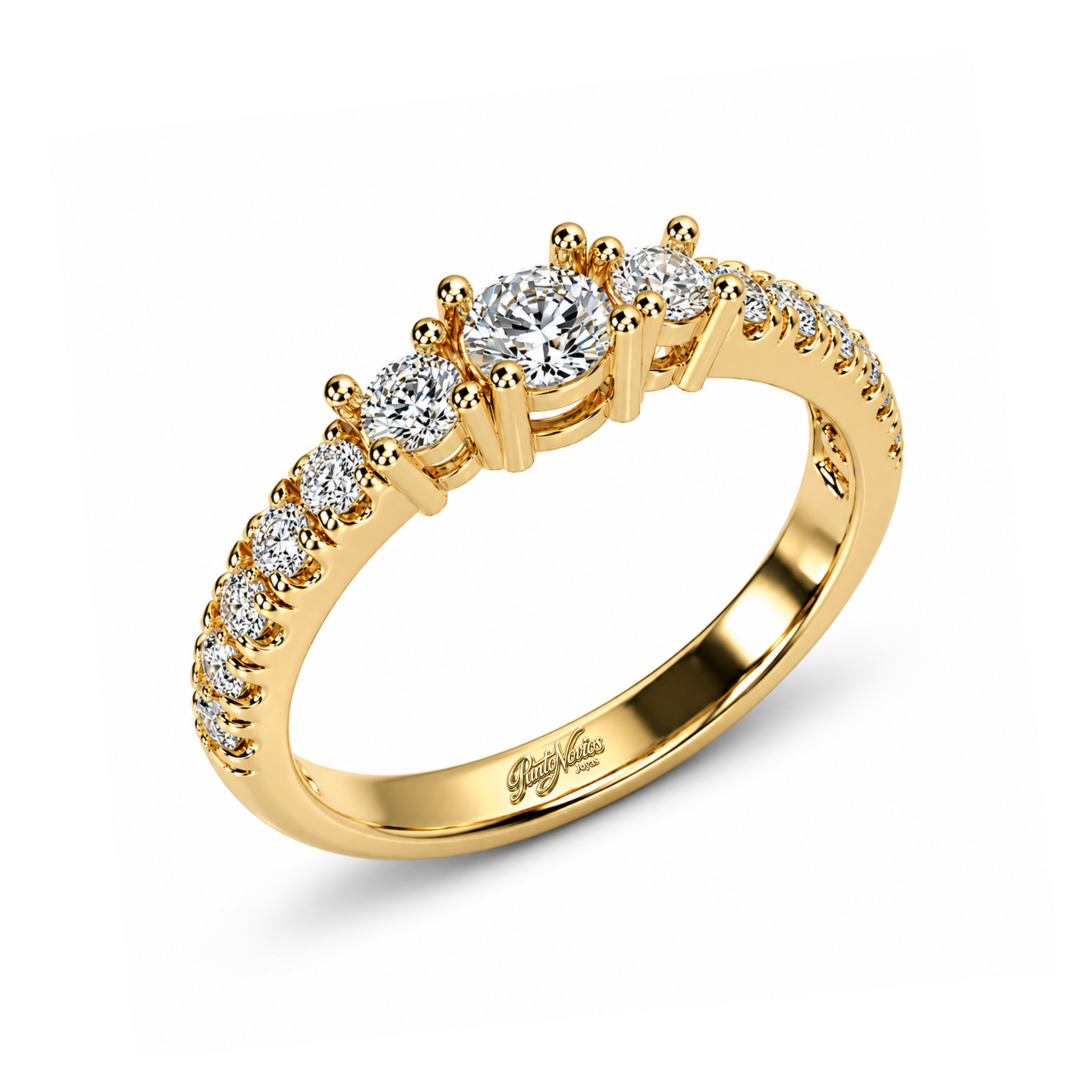 Anillo de Compromiso Modelo Atalanta Oro 18K