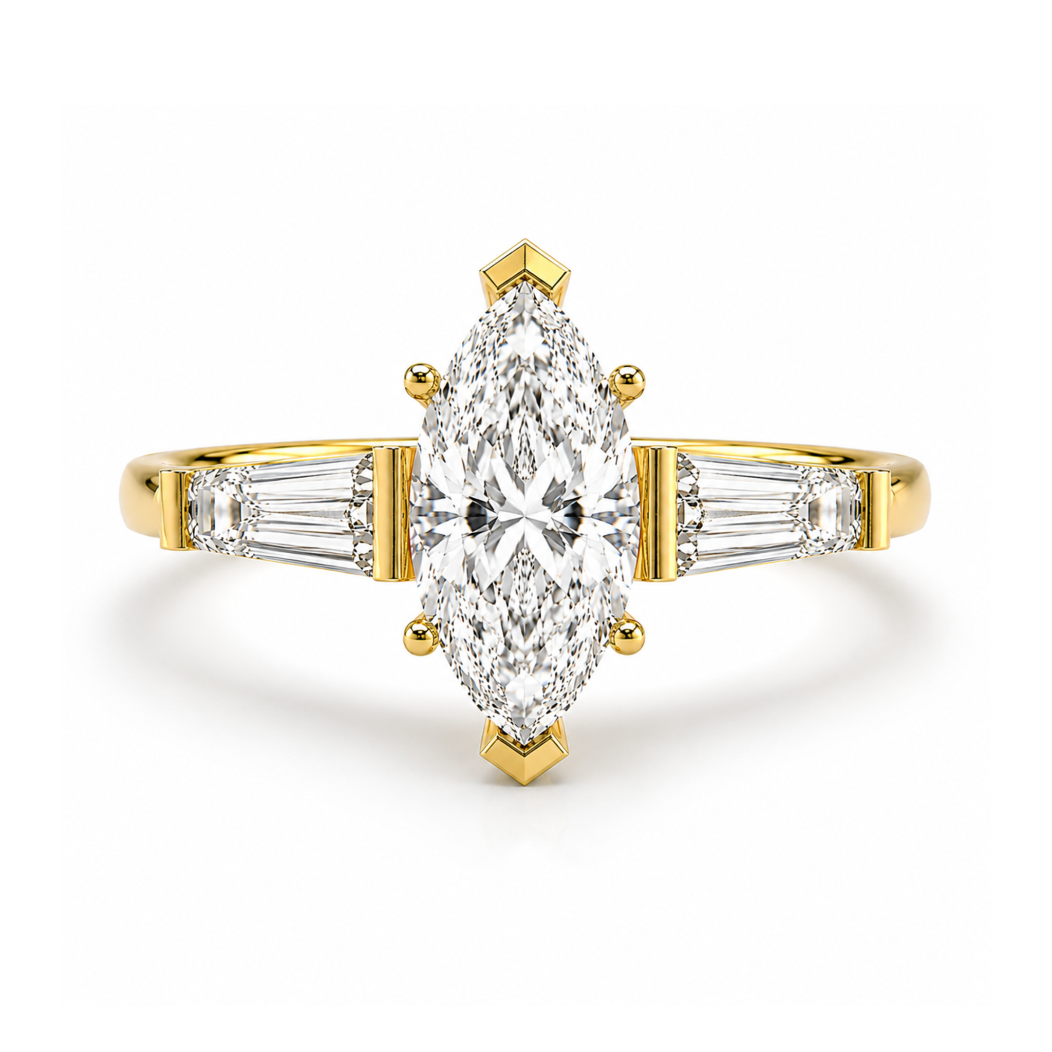 Anillo de Compromiso Modelo Aurora Oro 18K