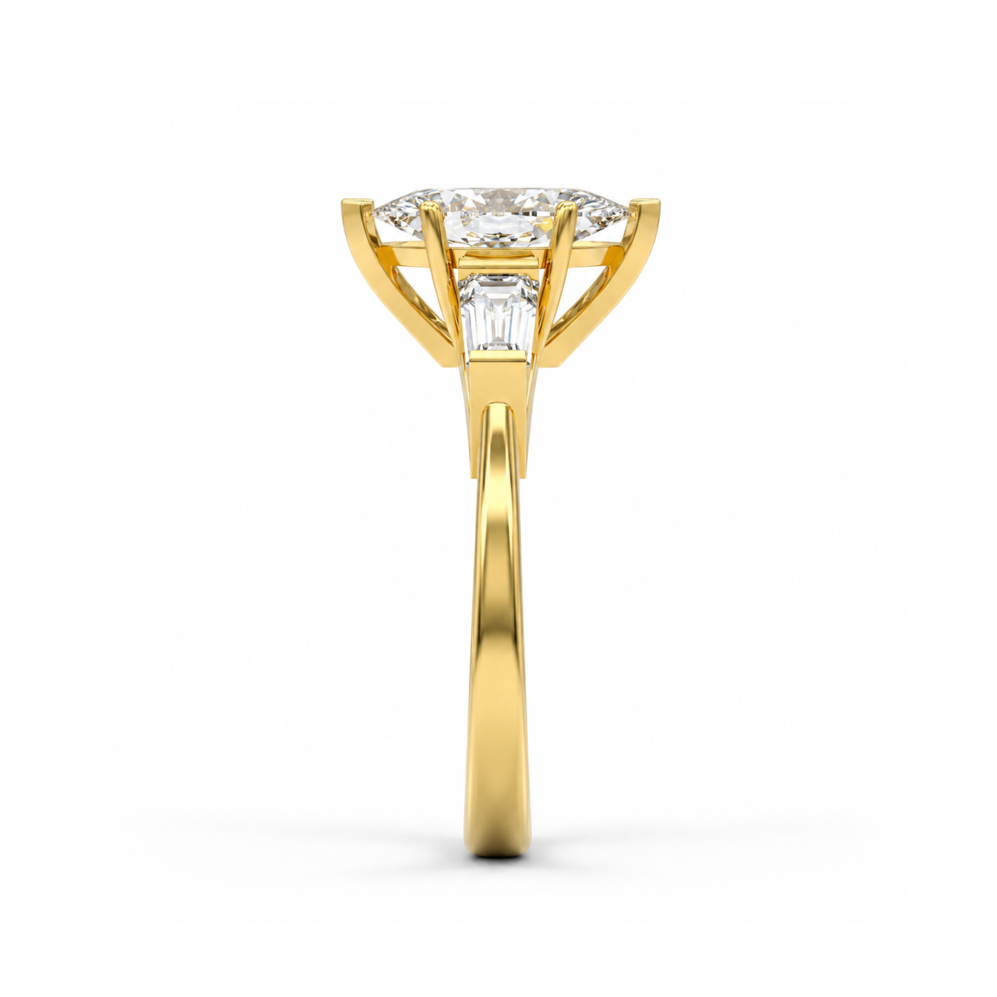 Anillo de Compromiso Modelo Aurora Oro 18K