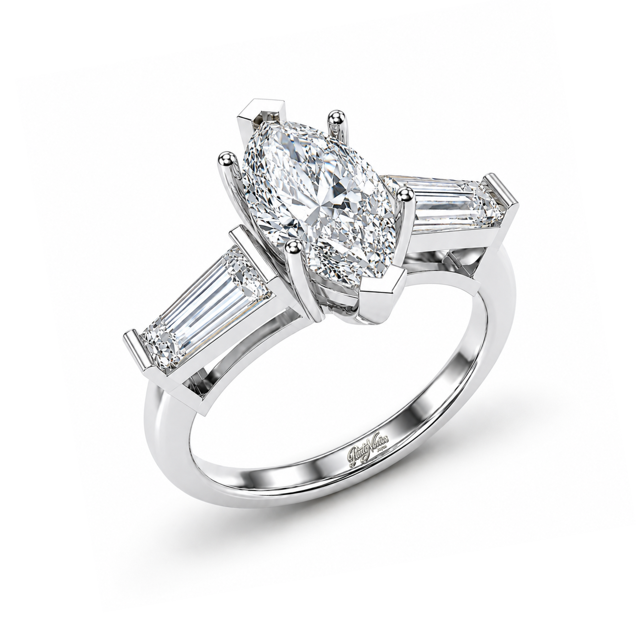 Anillo de Compromiso Modelo Aurora Oro 18K