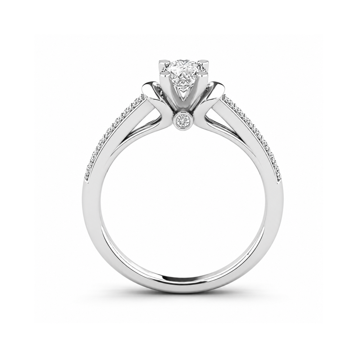Anillo de Compromiso Modelo Barcelona Oro 18K
