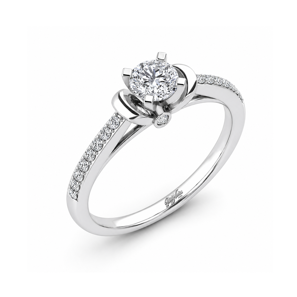 Anillo de Compromiso Modelo Barcelona Oro 18K