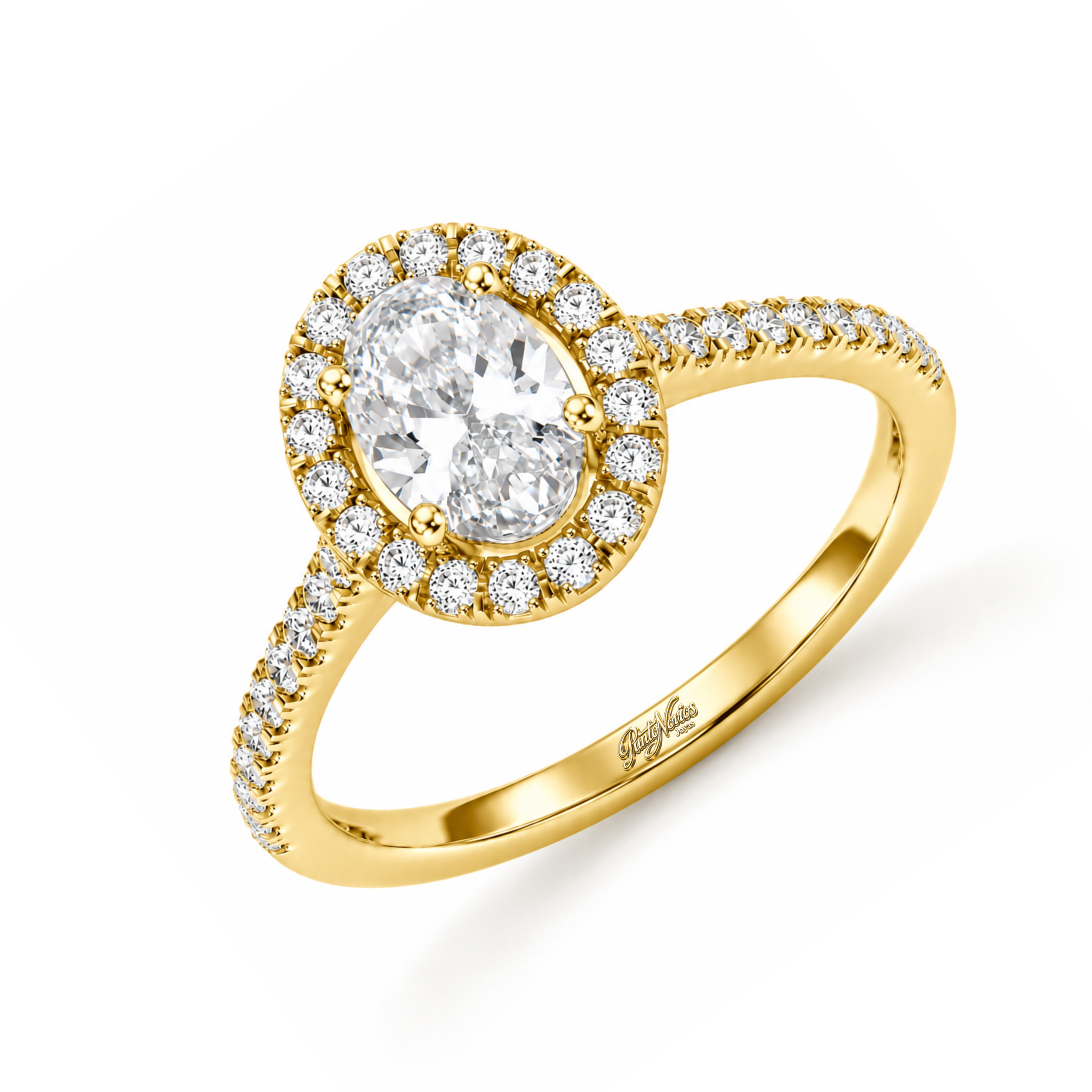 Anillo de Compromiso Modelo Barletta Oro 18K