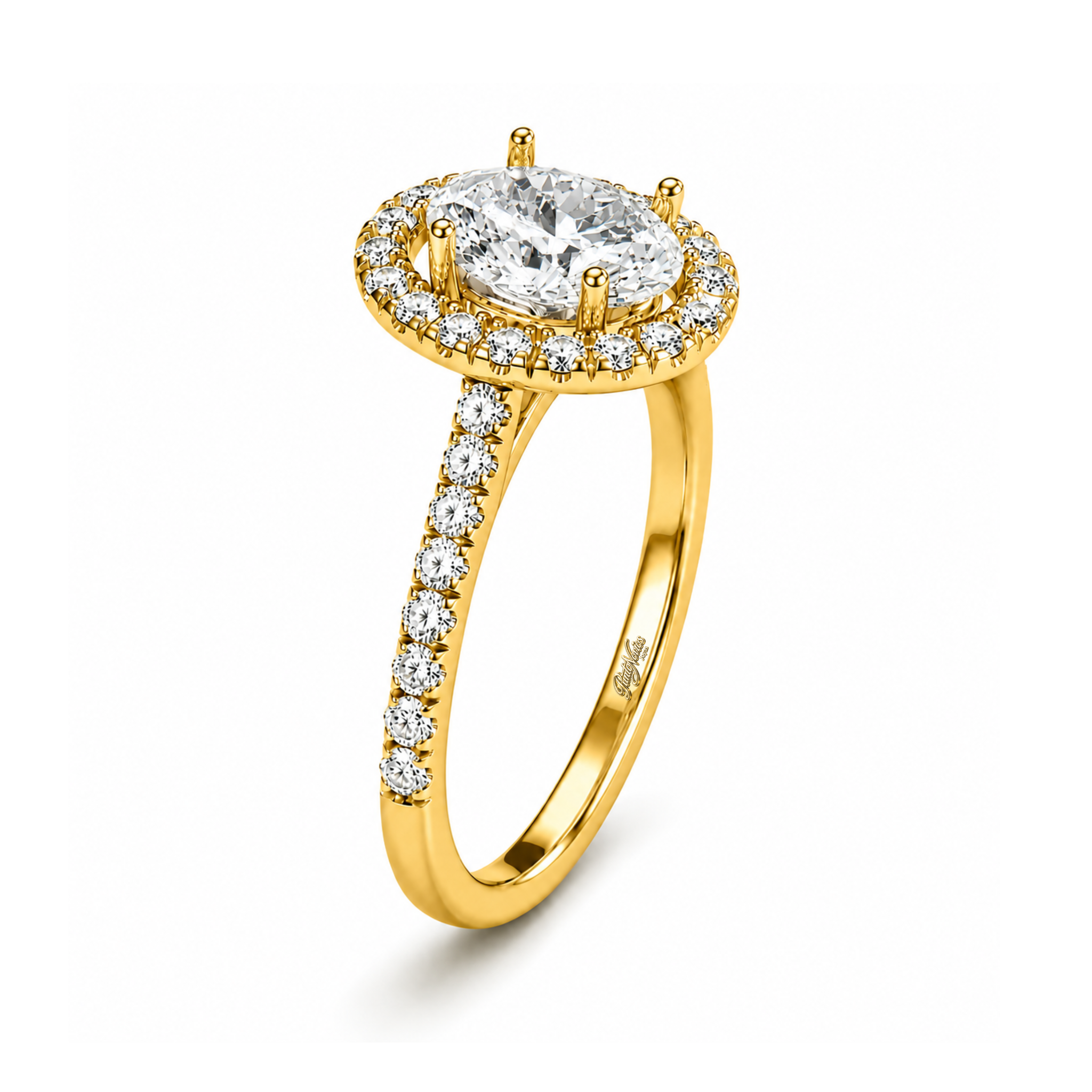 Anillo de Compromiso Modelo Barletta Oro 18K