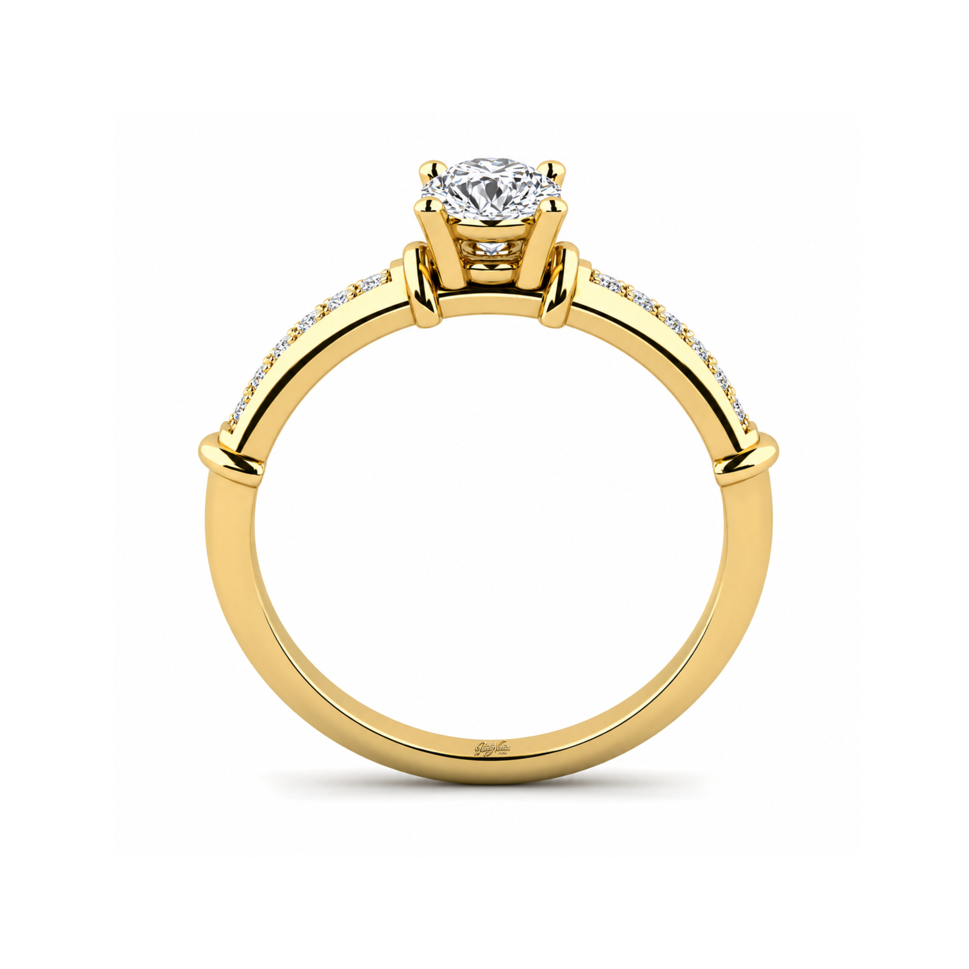 Anillo de Compromiso Modelo Bolzano Oro 18K