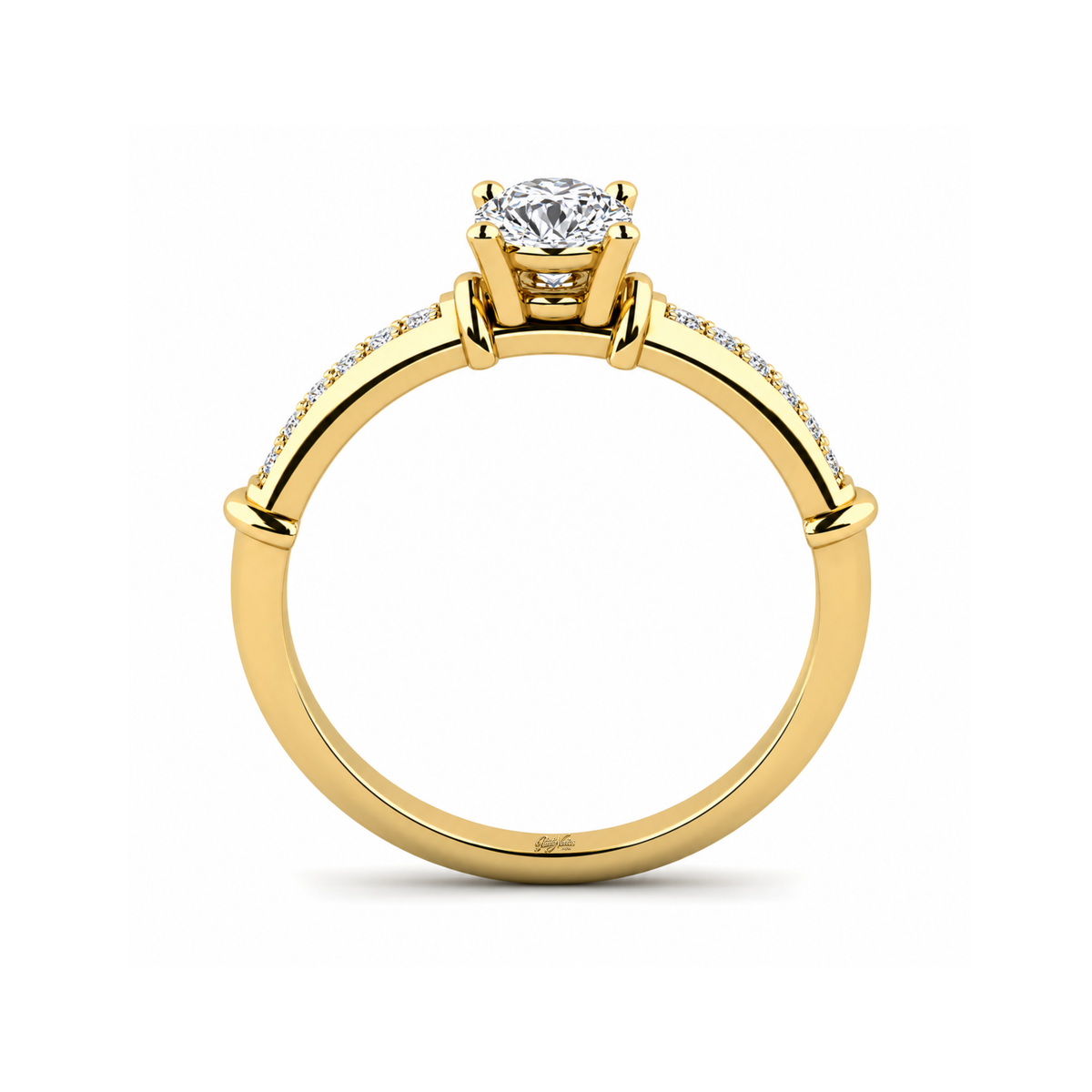 Anillo de Compromiso Modelo Bolzano Oro 18K