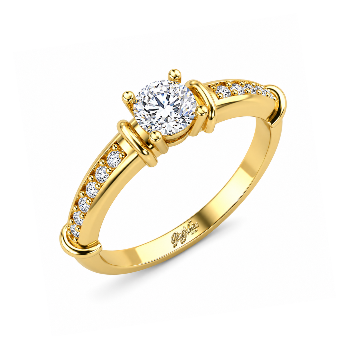 Anillo de Compromiso Modelo Bolzano Oro 18K
