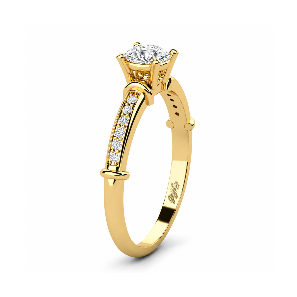 Anillo de Compromiso Modelo Bolzano Oro 18K
