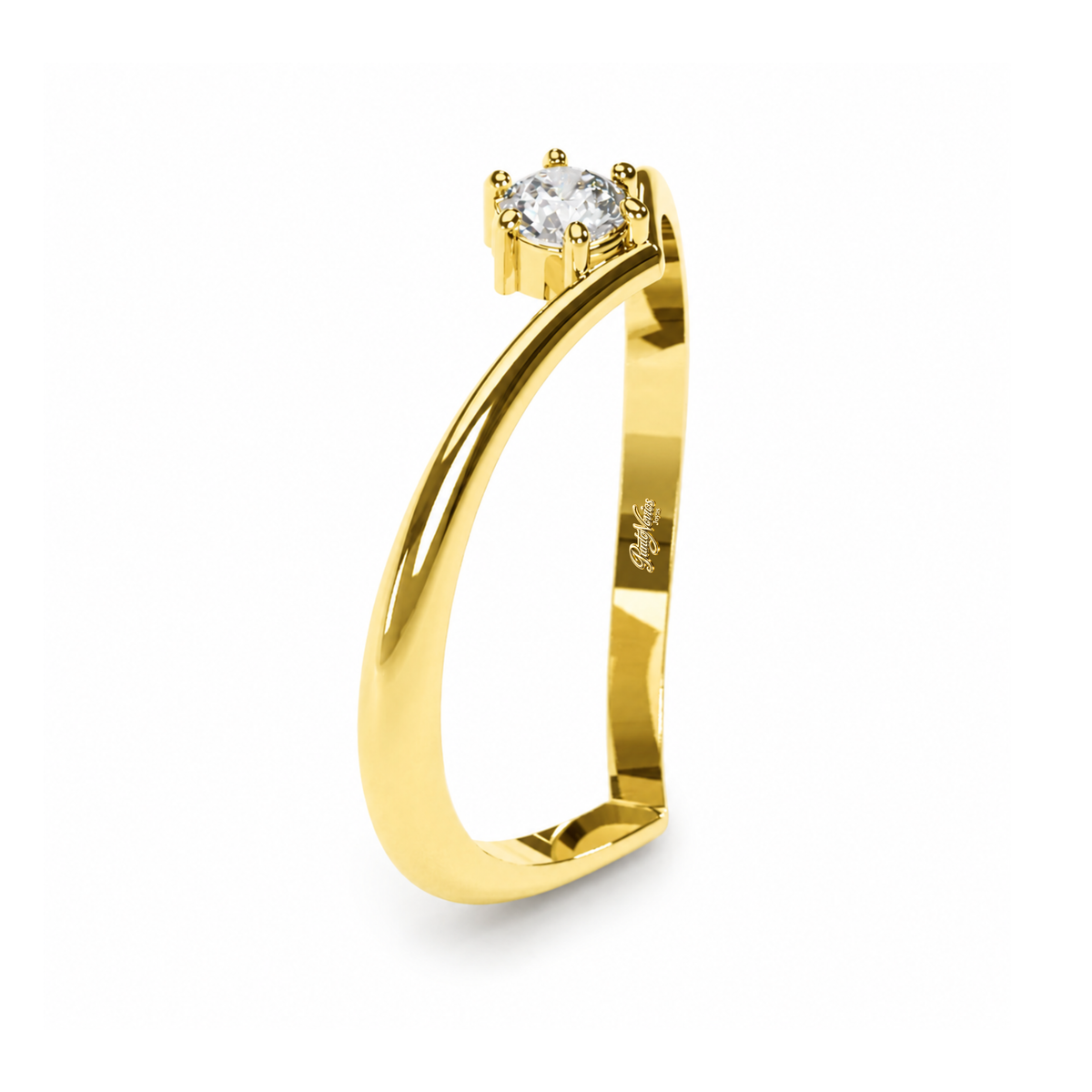 Anillo de Compromiso Modelo Buraida Oro 18K