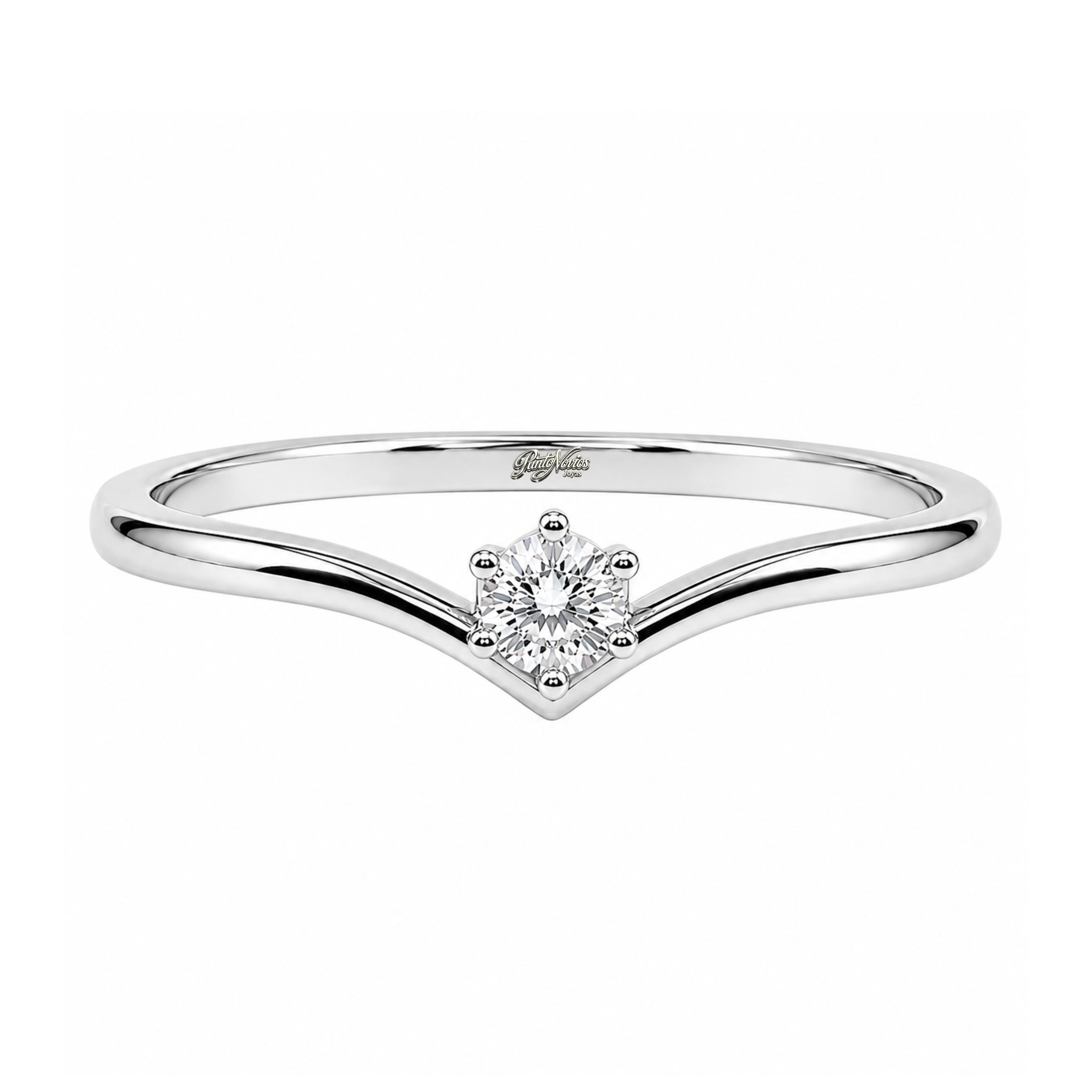 Anillo de Compromiso Modelo Buraida Oro 18K
