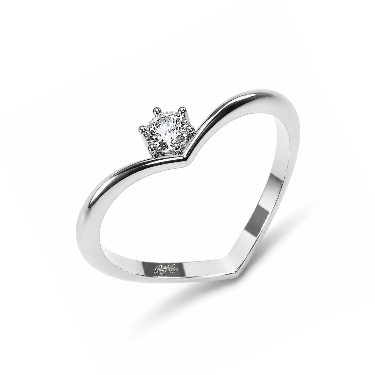 Anillo de Compromiso Modelo Buraida Oro 18K