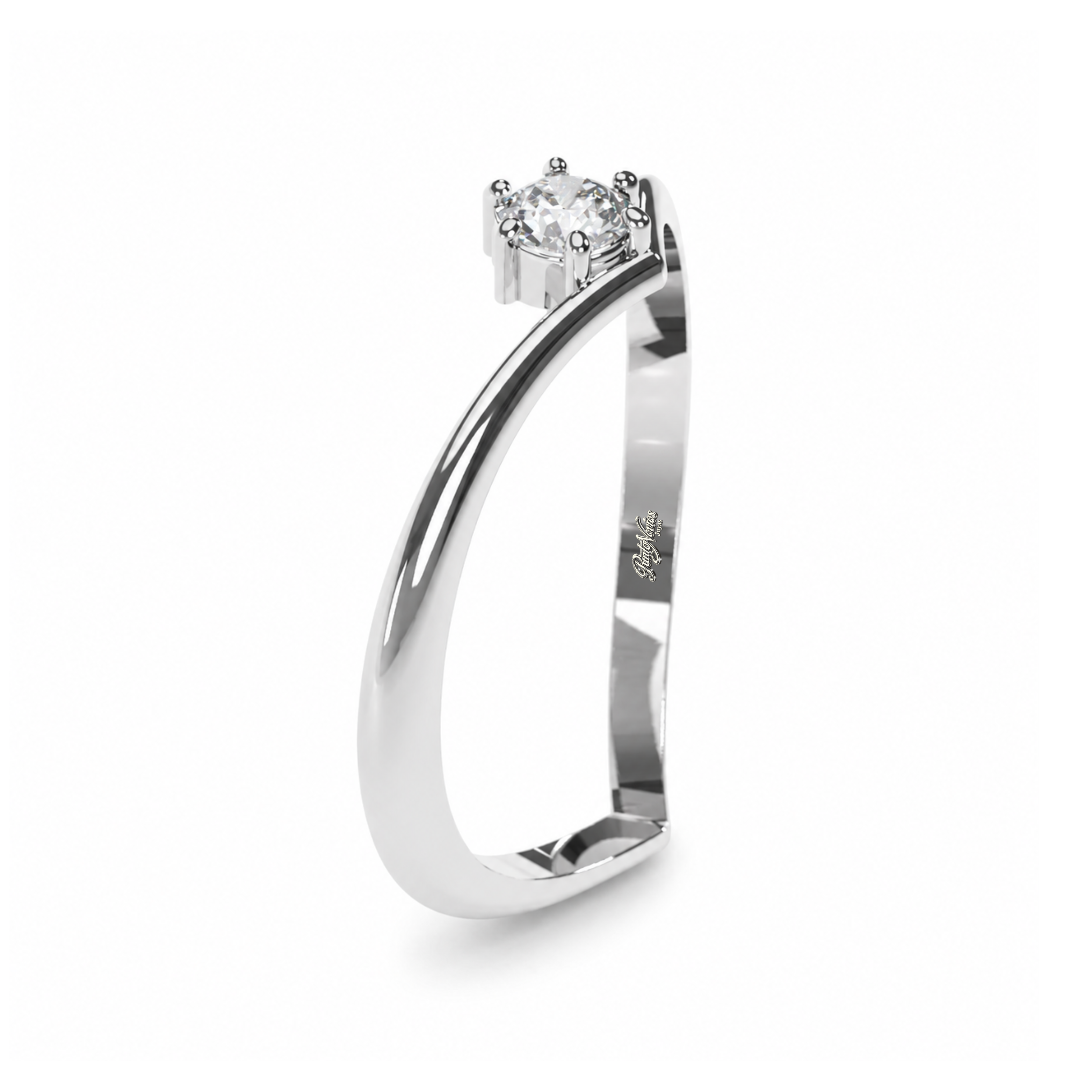 Anillo de Compromiso Modelo Buraida Oro 18K