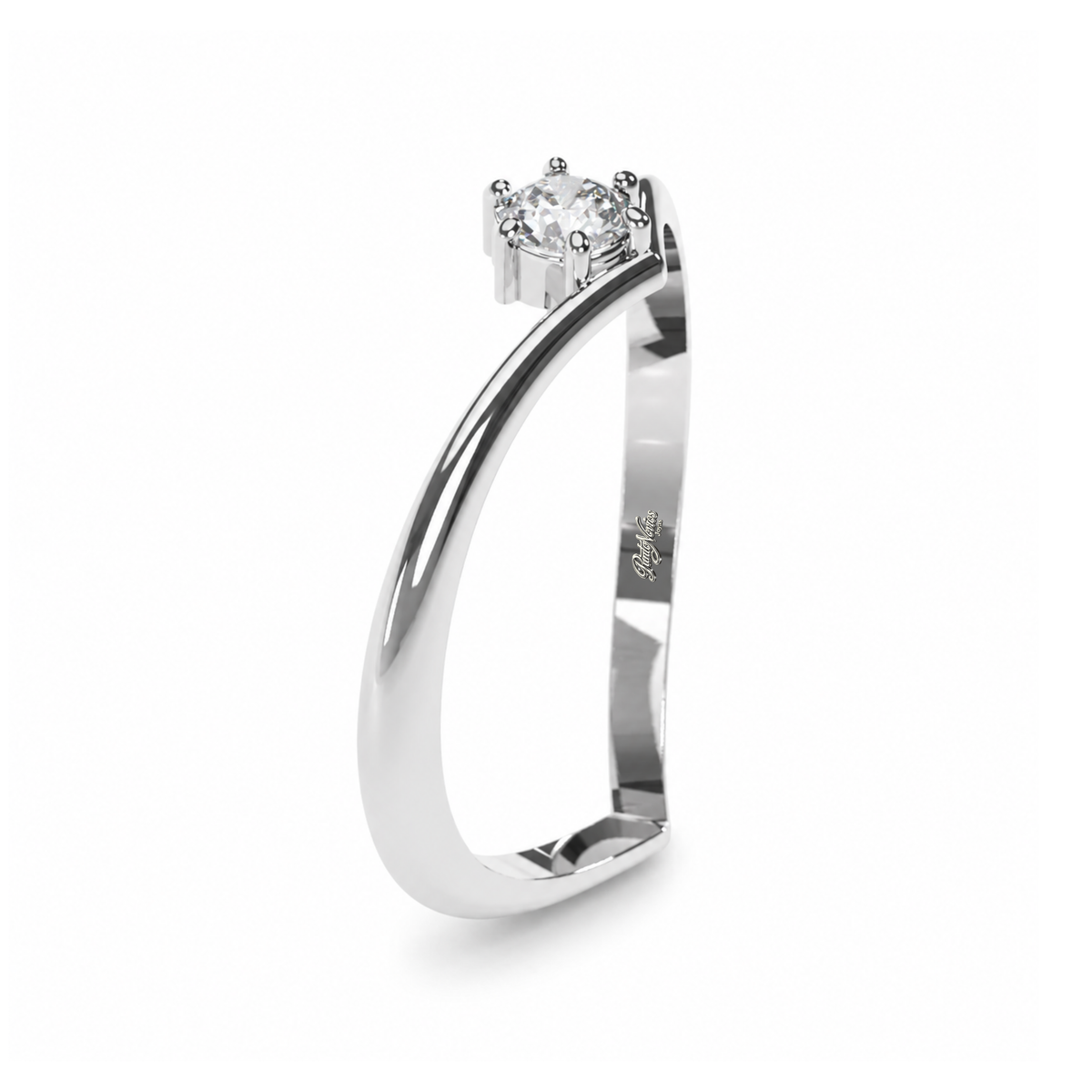 Anillo de Compromiso Modelo Buraida Oro 18K