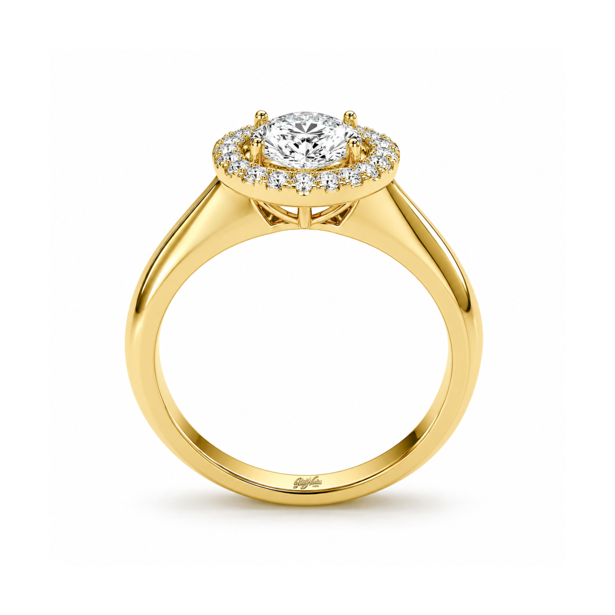Anillo de Compromiso Modelo Charlotte Oro 18K