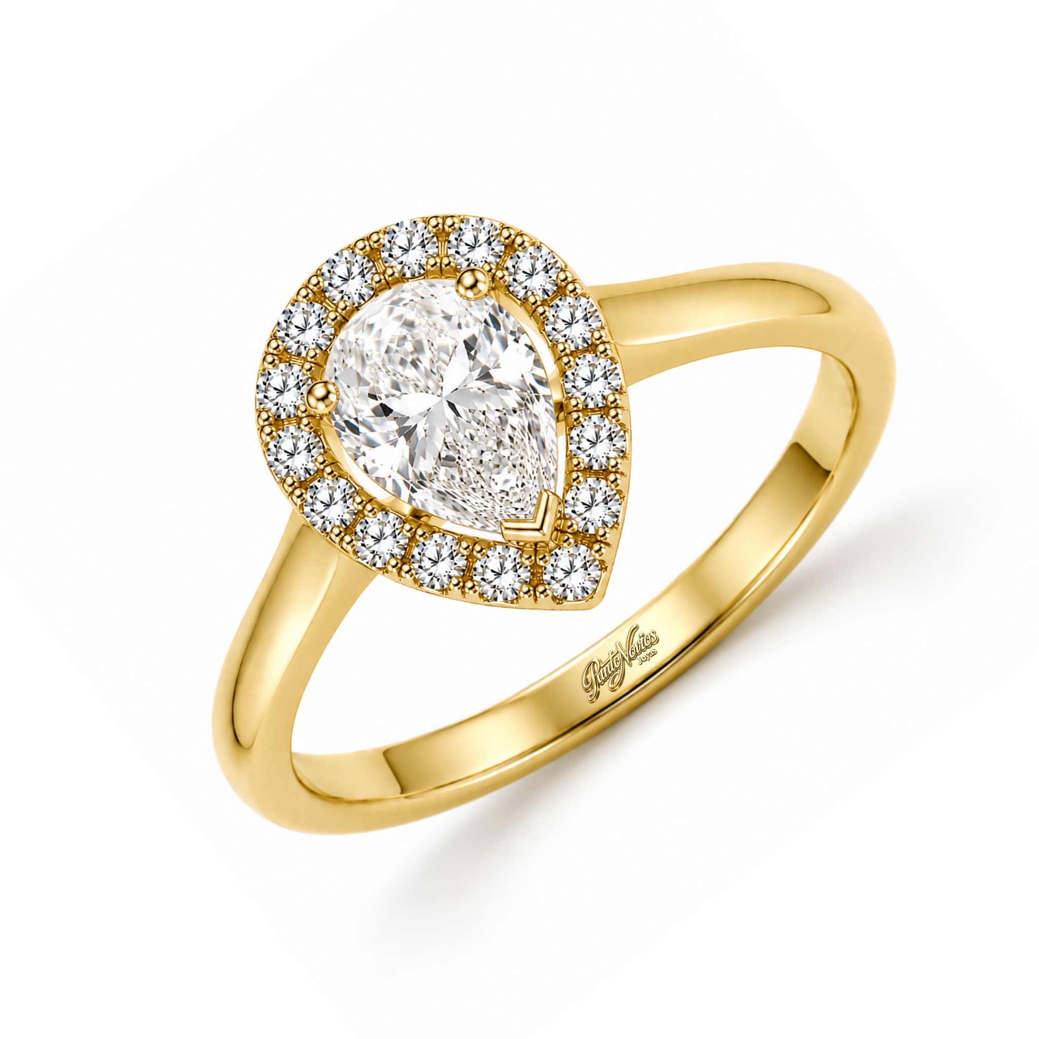 Anillo de Compromiso Modelo Charlotte Oro 18K