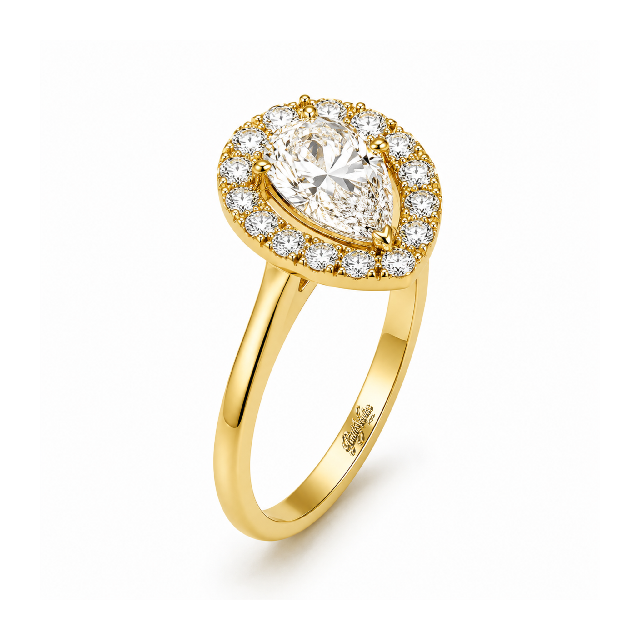 Anillo de Compromiso Modelo Charlotte Oro 18K