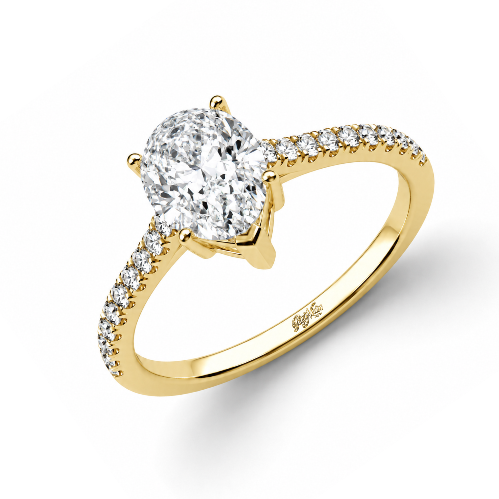 Anillo de Compromiso Modelo Dallas Oro 18K