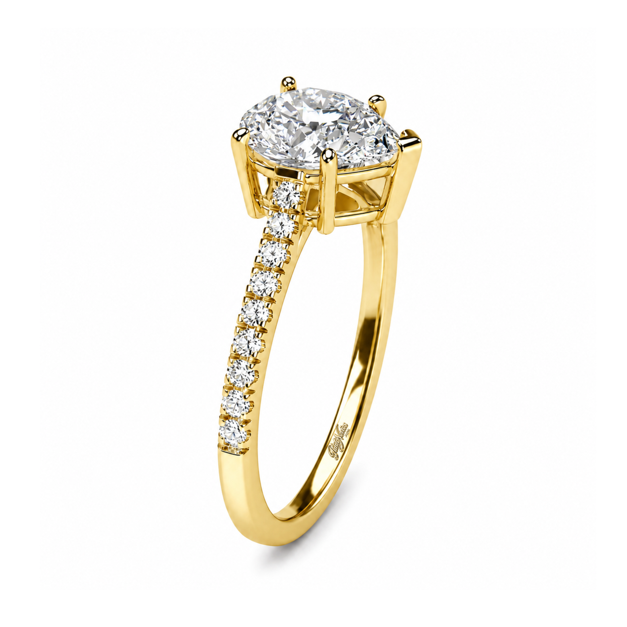 Anillo de Compromiso Modelo Dallas Oro 18K