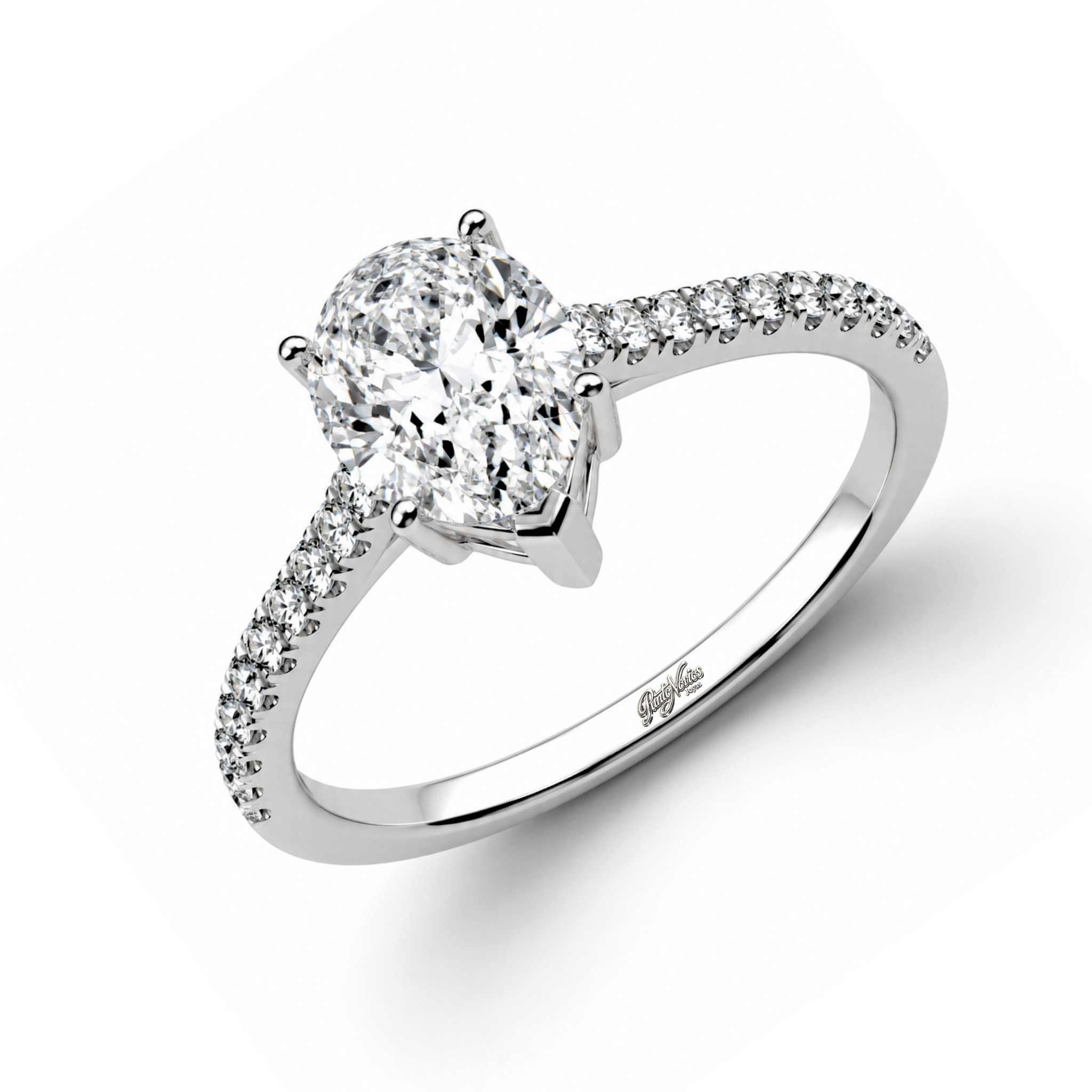 Anillo de Compromiso Modelo Dallas Oro 18K