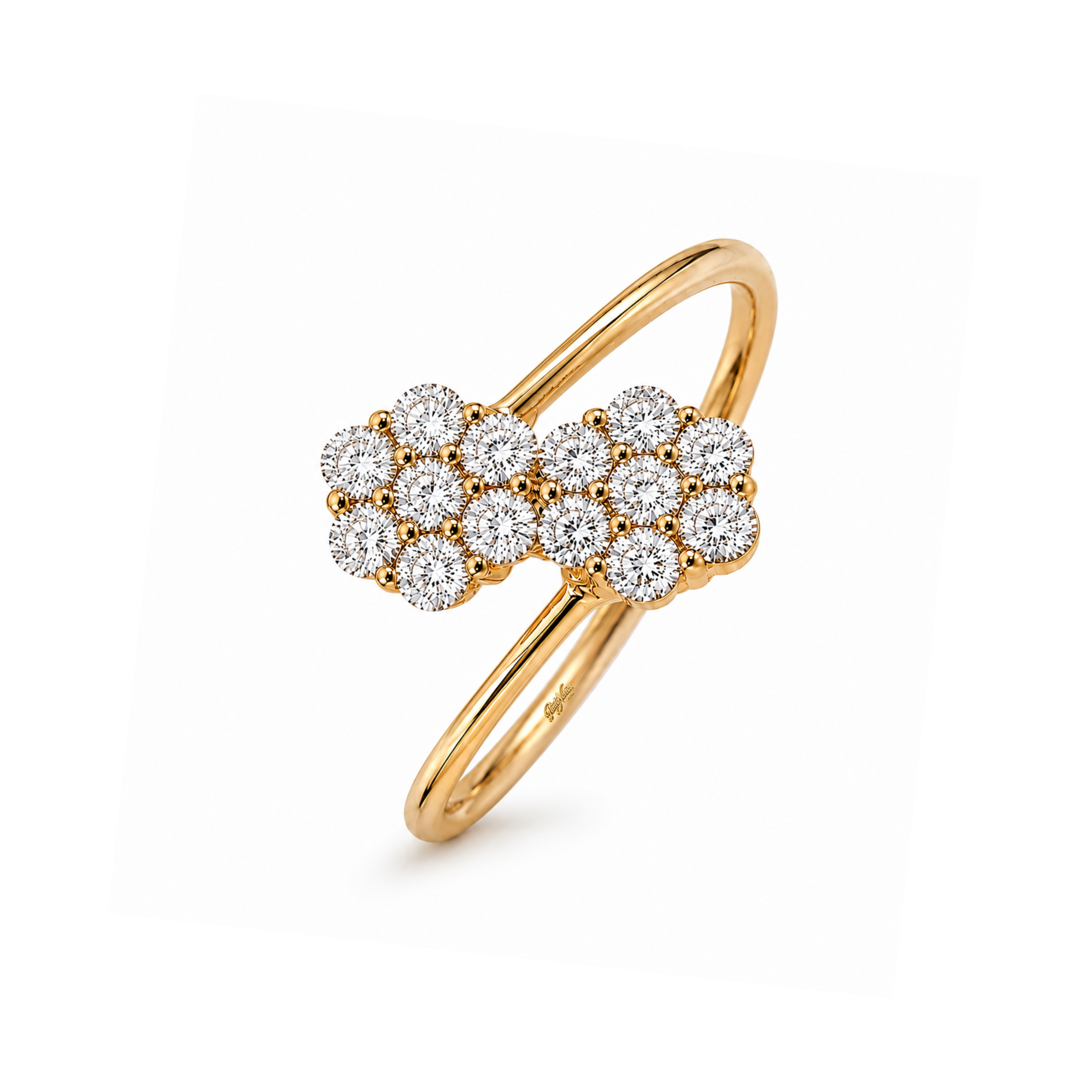 Anillo de Compromiso Modelo Dos Almas Oro 18K