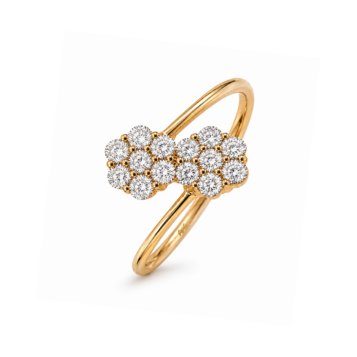 Anillo de Compromiso Modelo Dos Almas Oro 18K