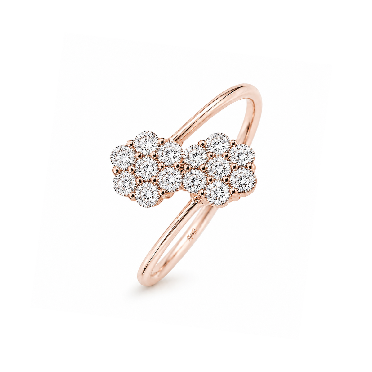 Anillo de Compromiso Modelo Dos Almas Oro 18K