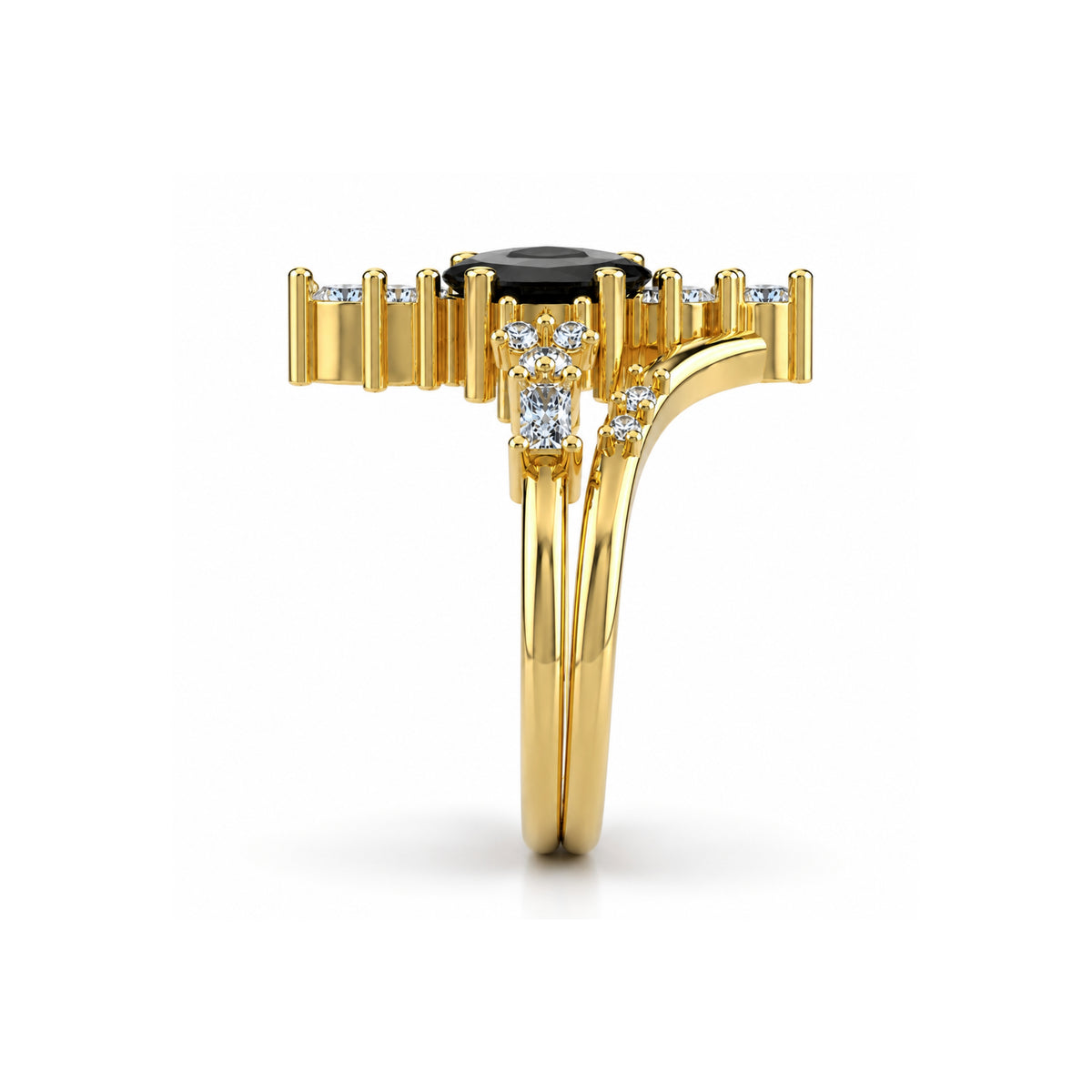 Anillo de Compromiso "Eclipse Noir"