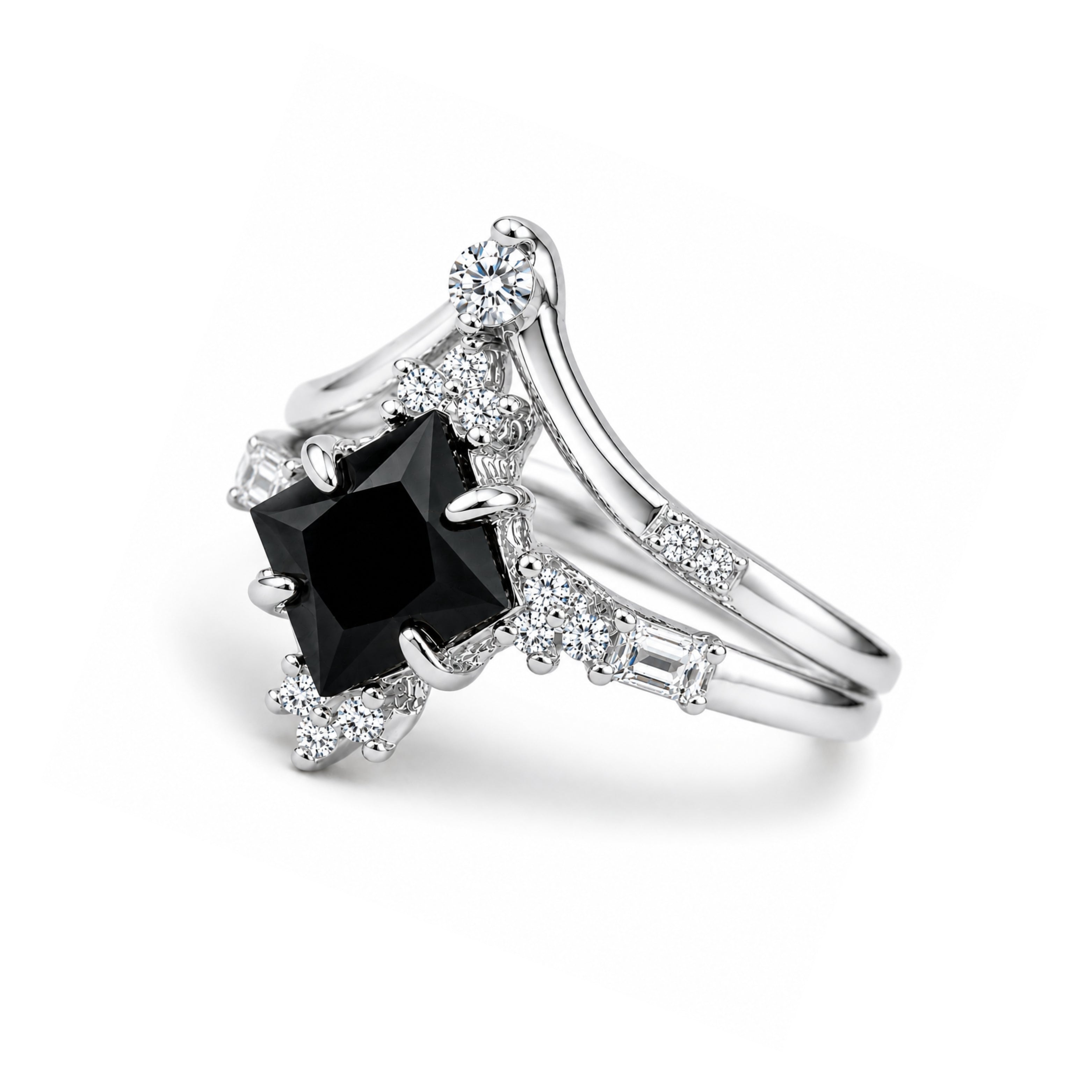 Anillo de Compromiso "Eclipse Noir"