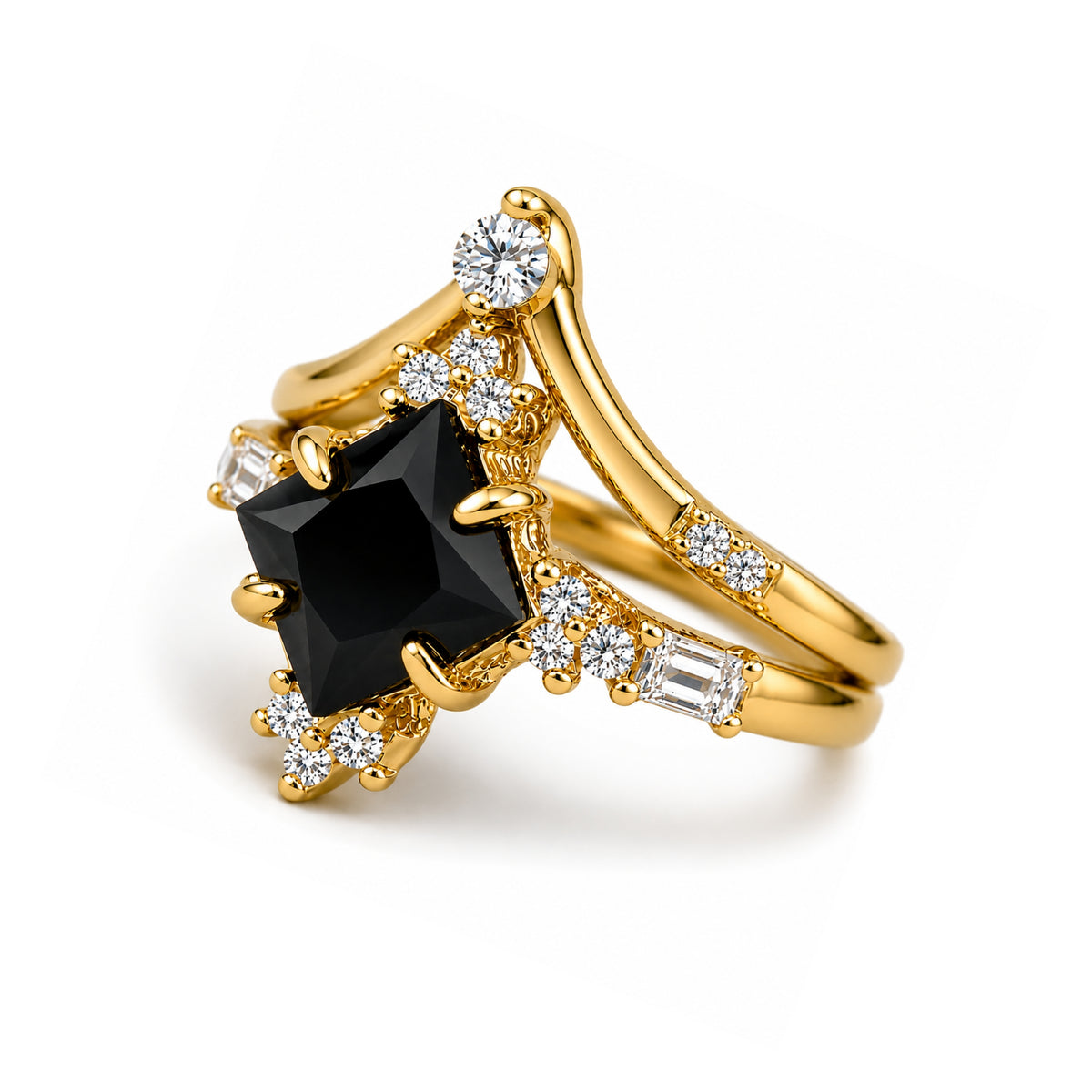 Anillo de Compromiso "Eclipse Noir"