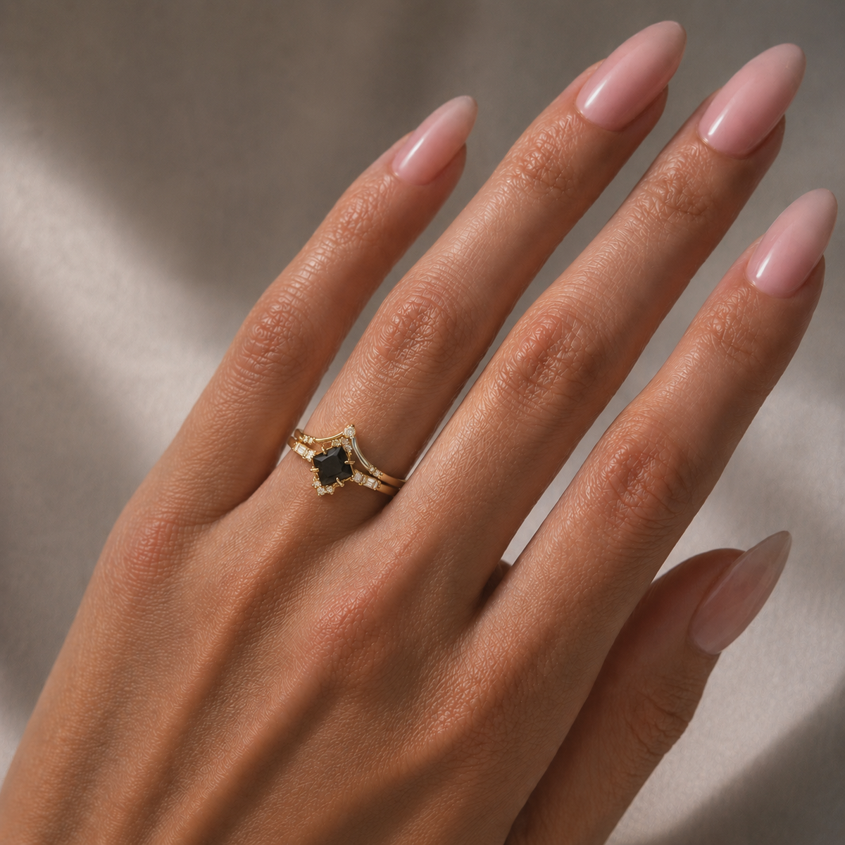 Anillo de Compromiso "Eclipse Noir"