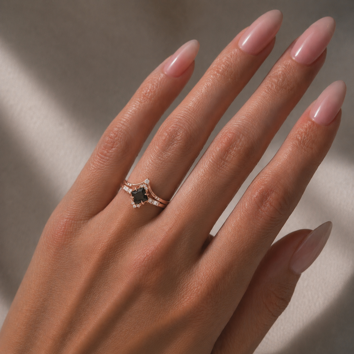 Anillo de Compromiso "Eclipse Noir"