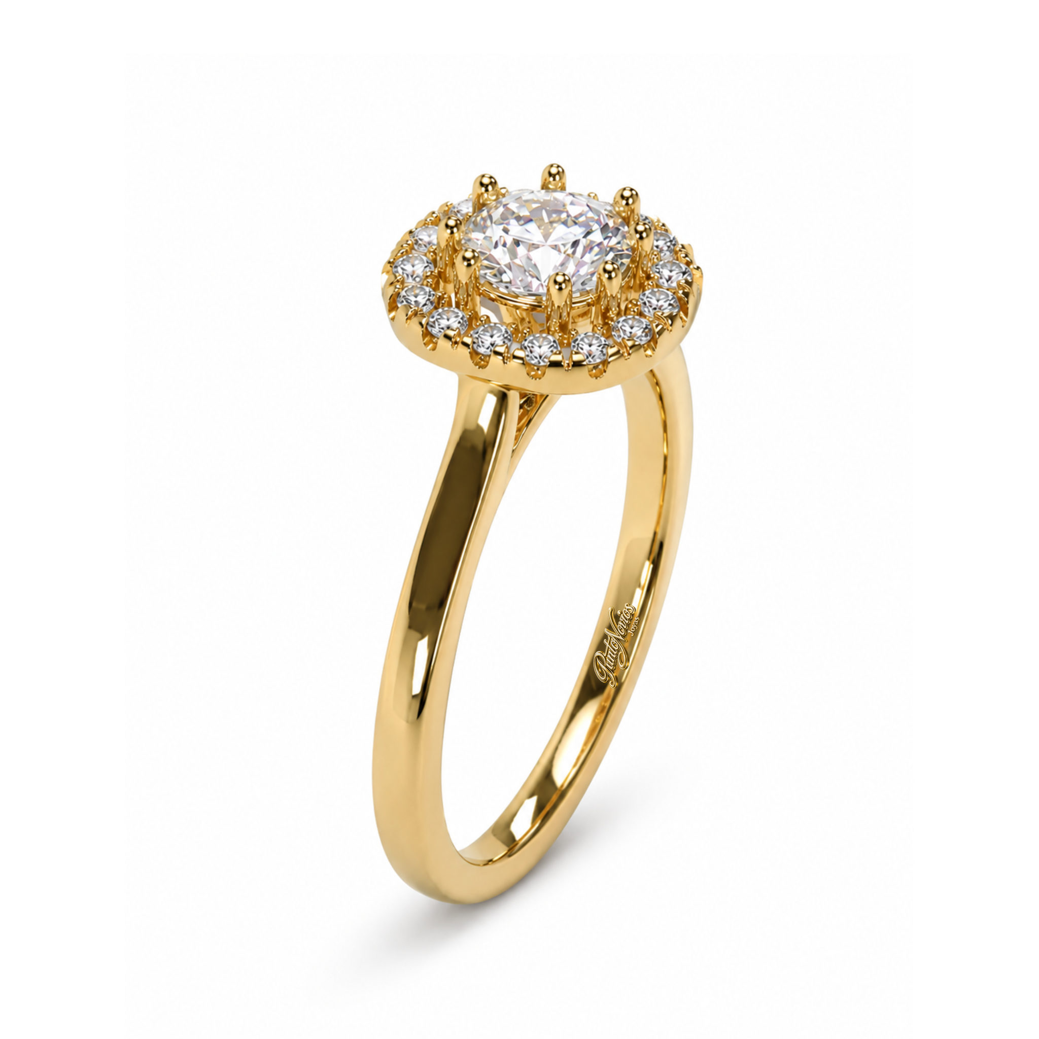 Anillo de Compromiso Modelo Edfu Oro 18K