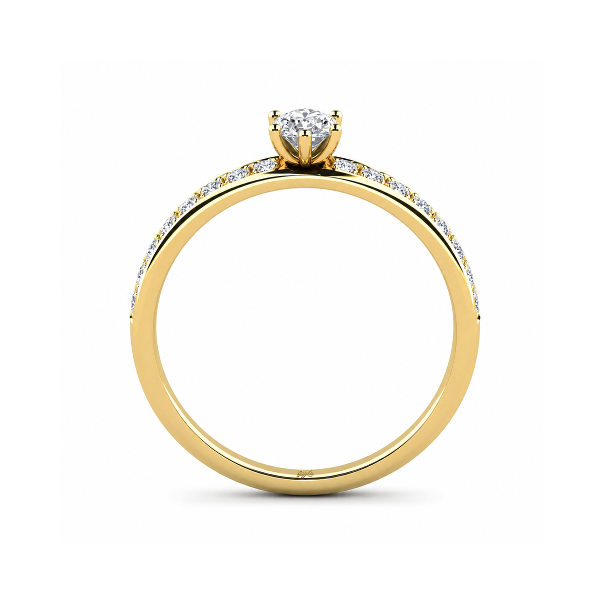 Anillo de Compromiso Modelo Estrasburgo Oro 18K